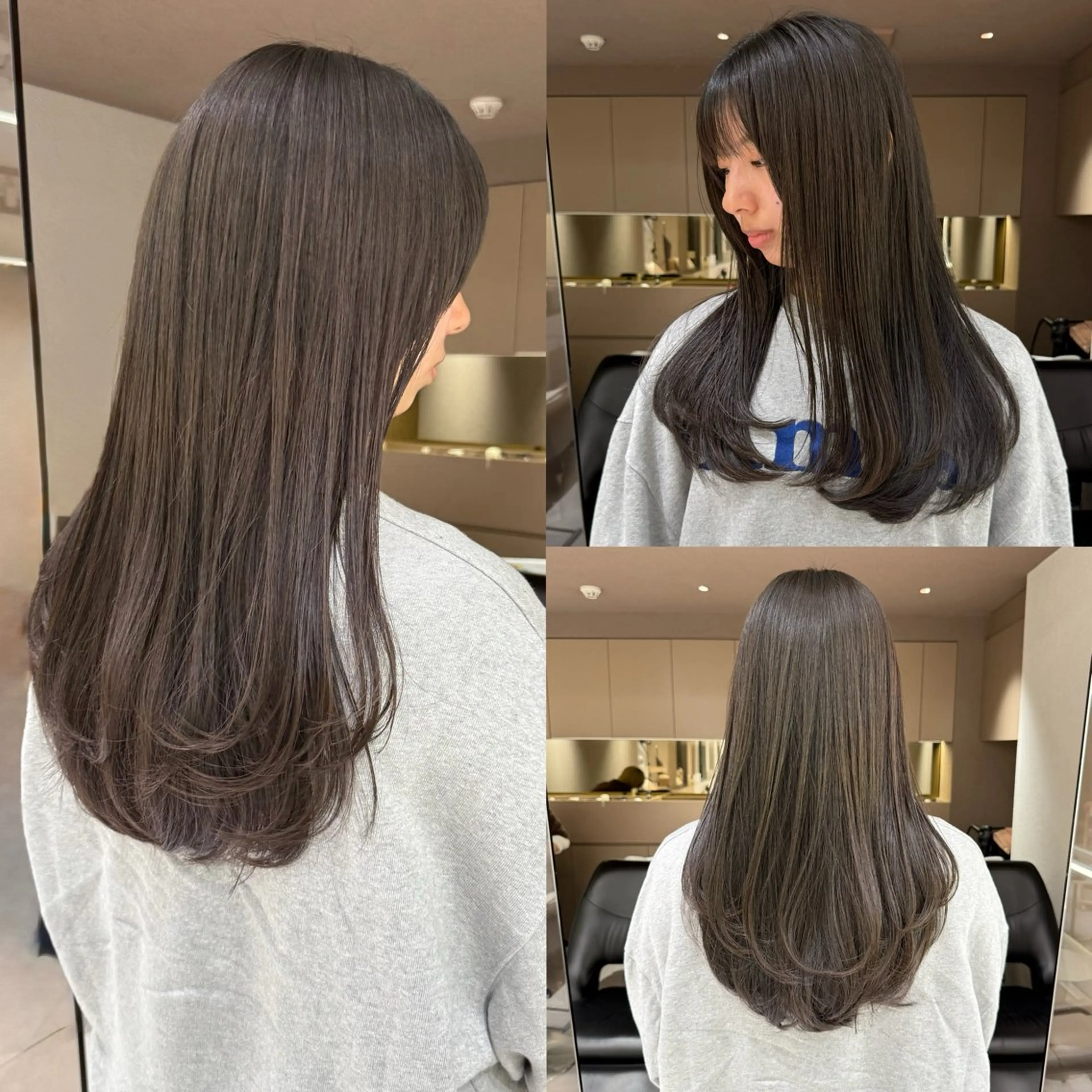 ロング カラー ベージュカラー ブラウンカラー 透明感カラー グレージュ オリーブベージュ カット トリートメント 🌟透明感カラー🌟 恵比寿/sayuのヘアスタイル