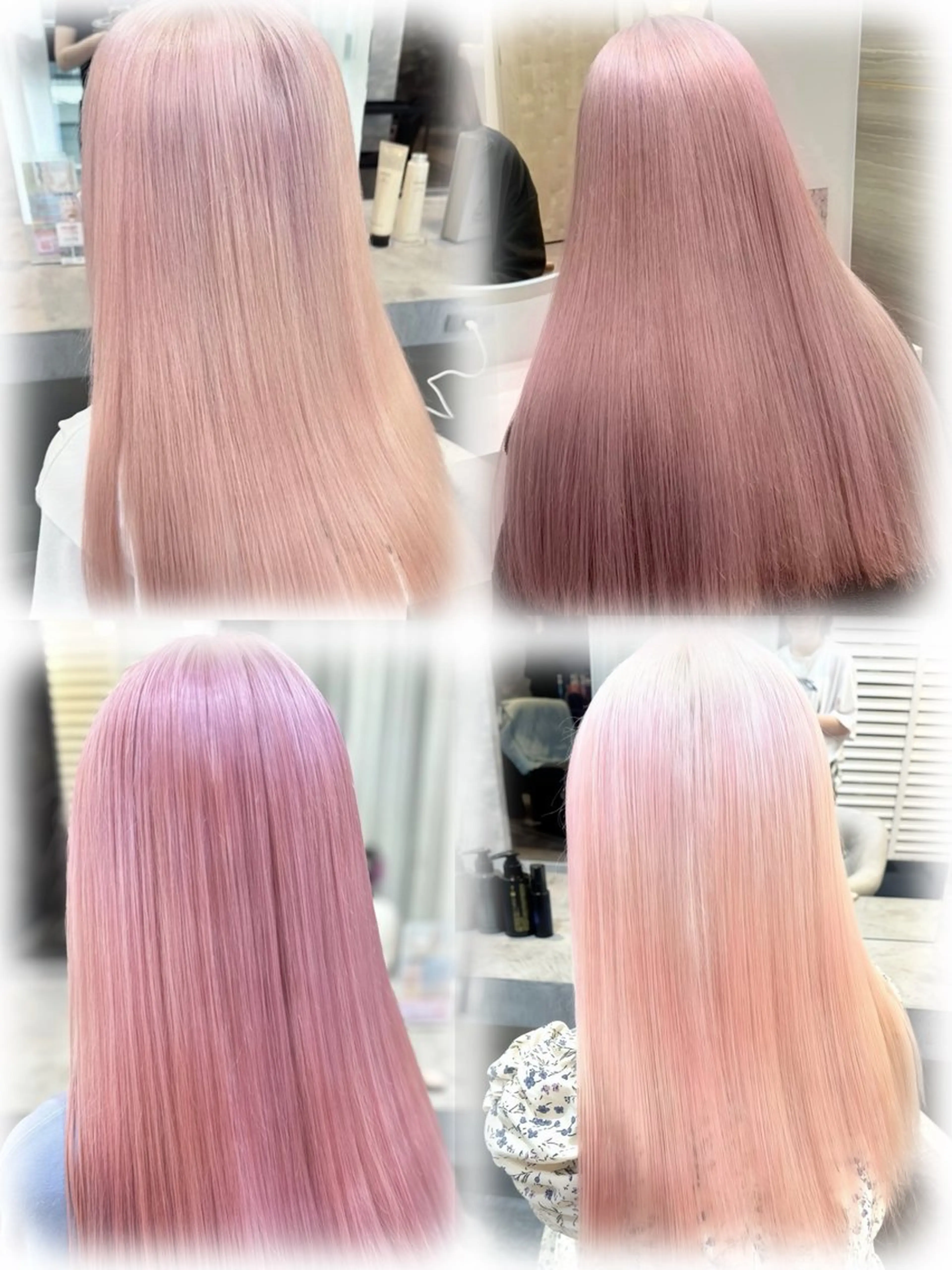 【レディース限定】✨人気ハイトーンメニュー✨ダブルケアブリーチ+カット+毛髪修復システムTrの写真