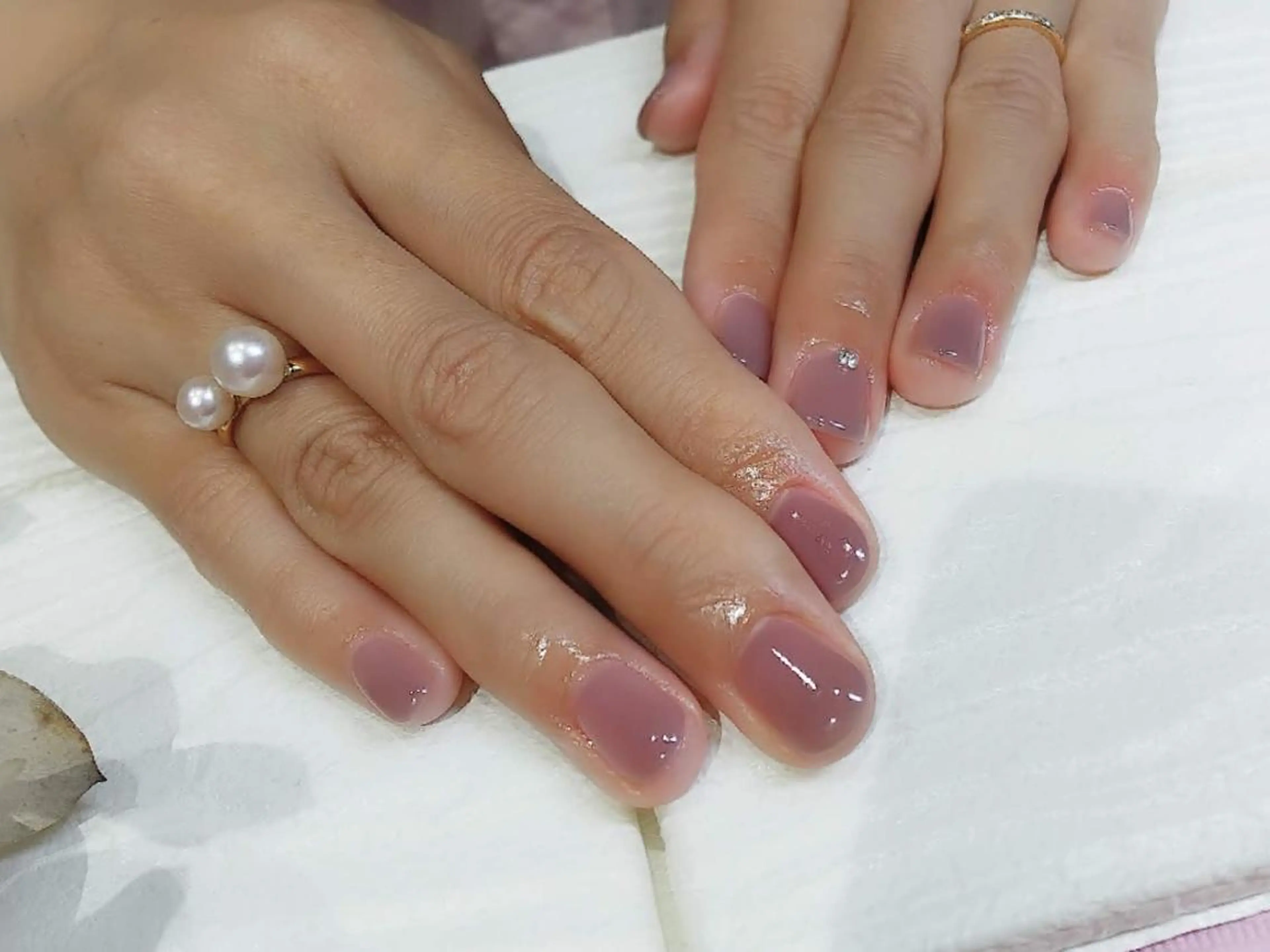 ネイル ワンカラーネイル シンプルネイル ハンドネイル infinity skyのネイルデザイン