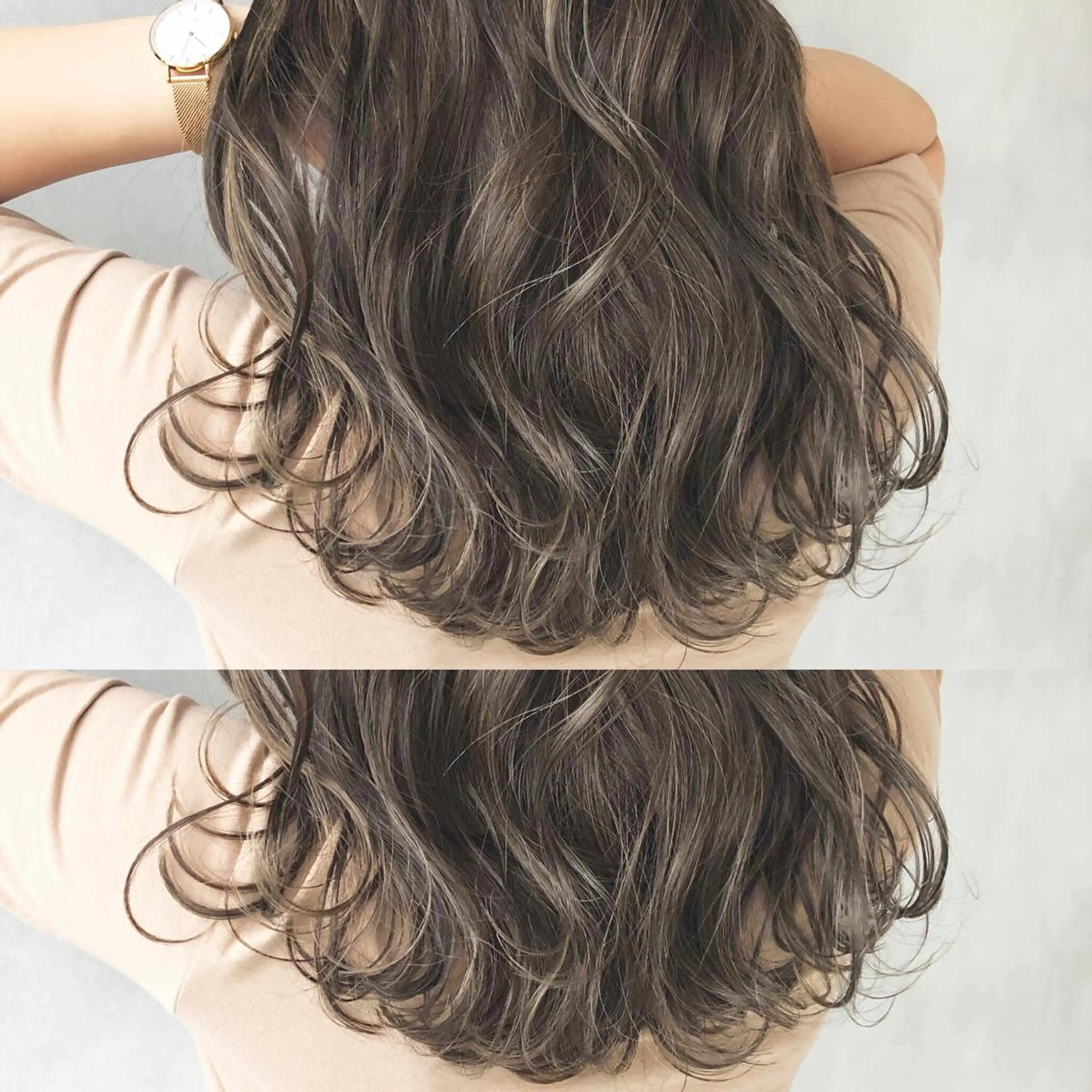 ロング 外国人風カラー ハイライト ヘアカラー トリートメント 小澤大輔 YOLO hairのヘアスタイル