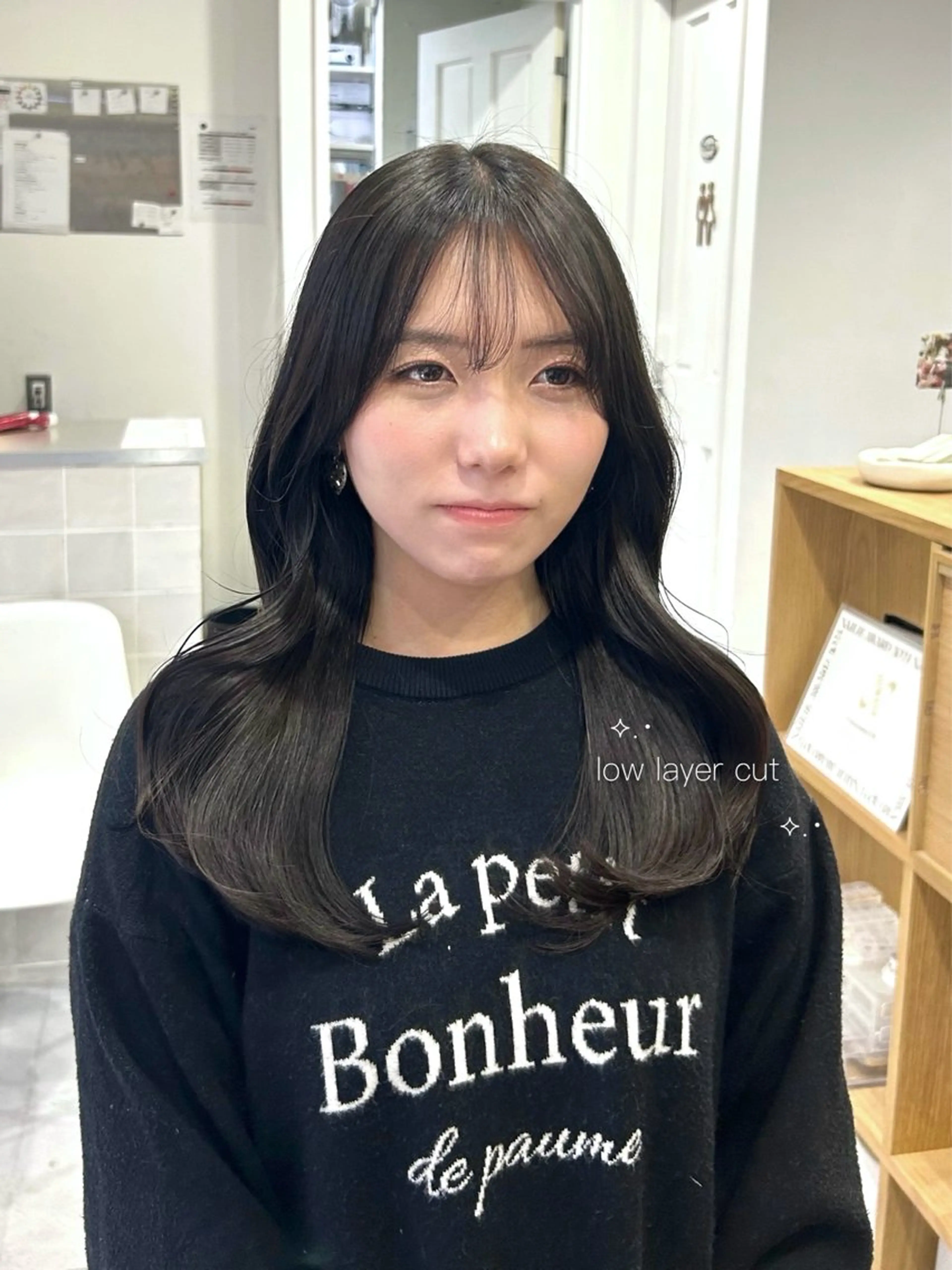 セミロング カット ヘアカラー トリートメント 韓国ヘア ‎⟡.·KANA🐥のヘアスタイル
