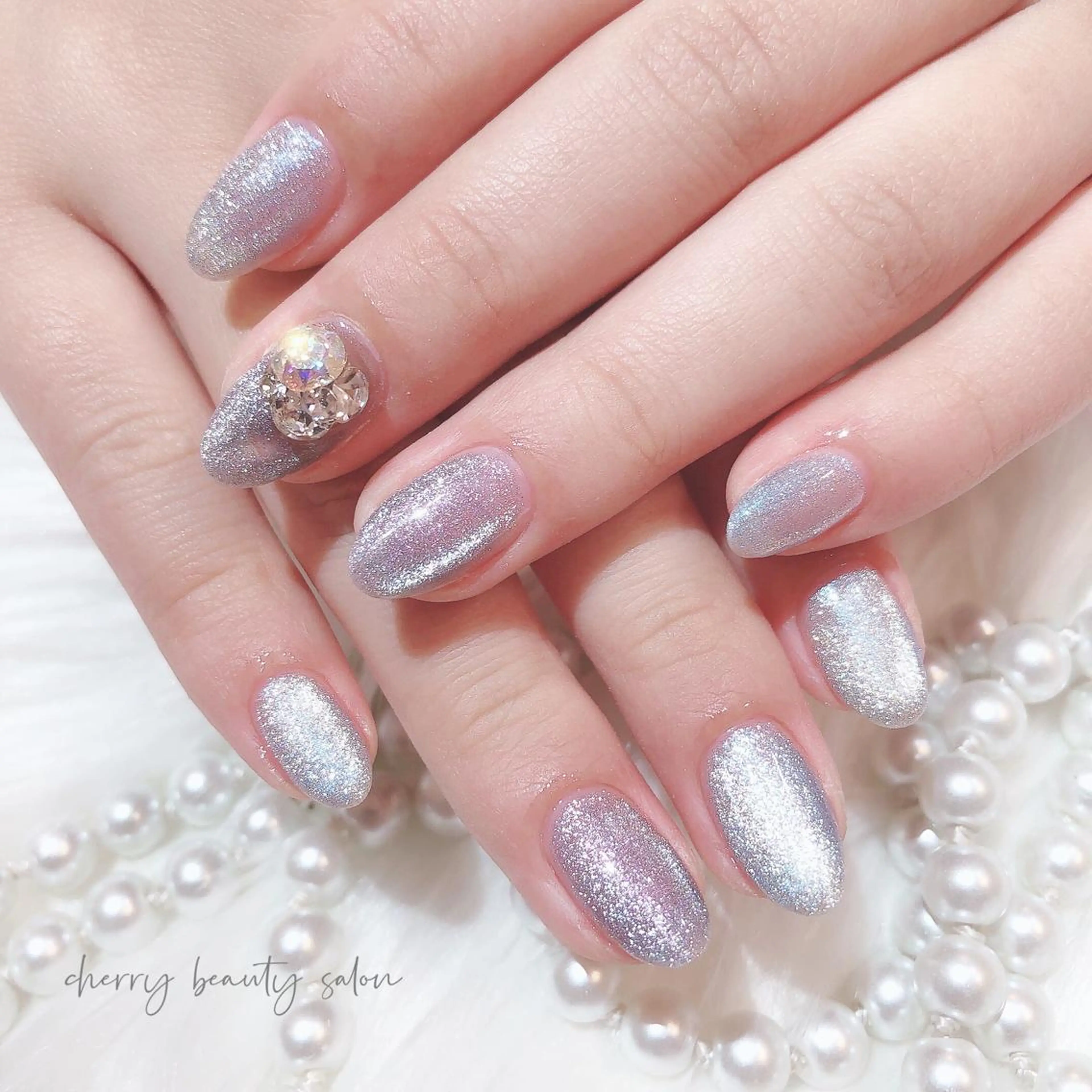 ミディアム SAKURA 🍒のネイルデザイン