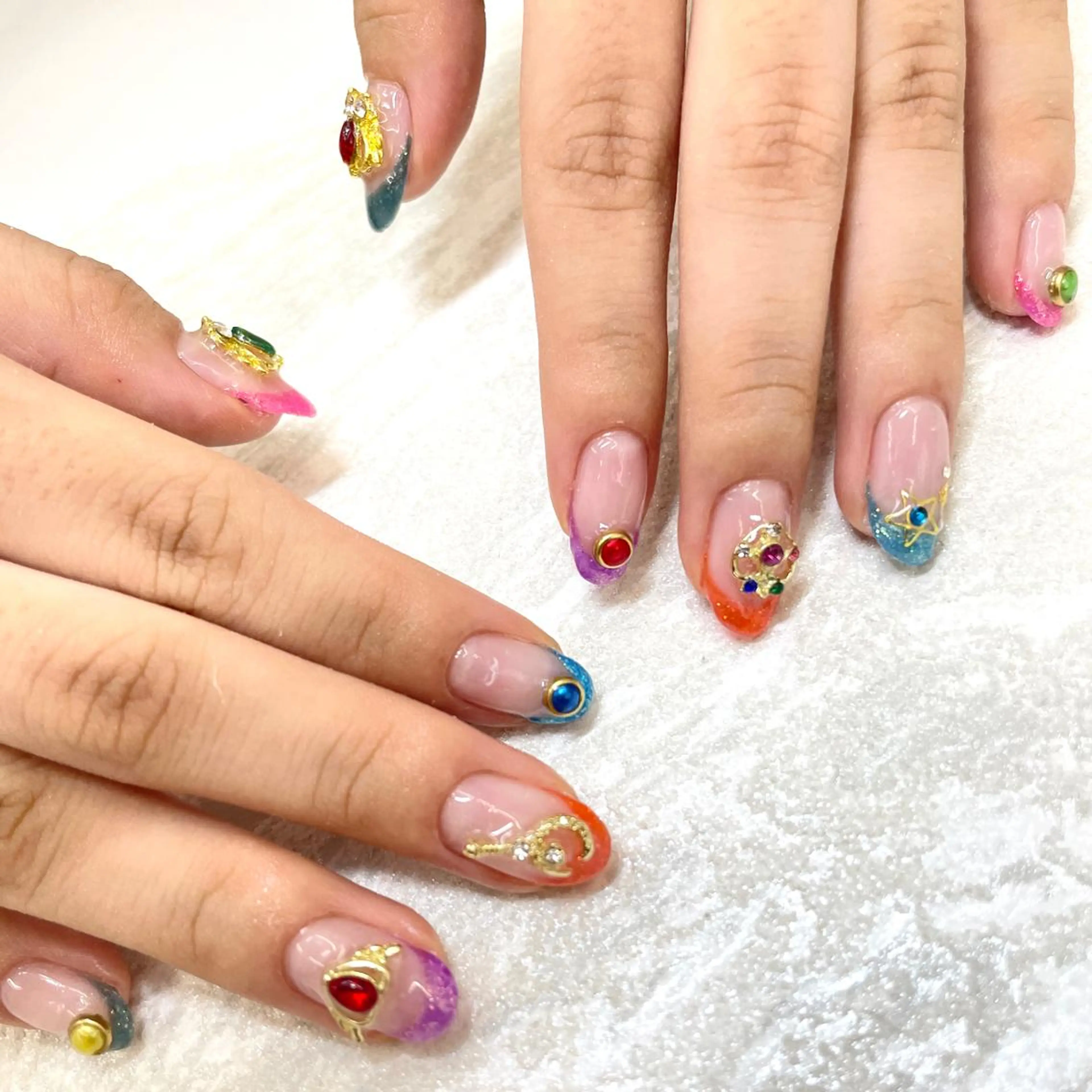 ネイル 持ち込み nail Eclat所属・志賀野 美喜のネイルデザイン
