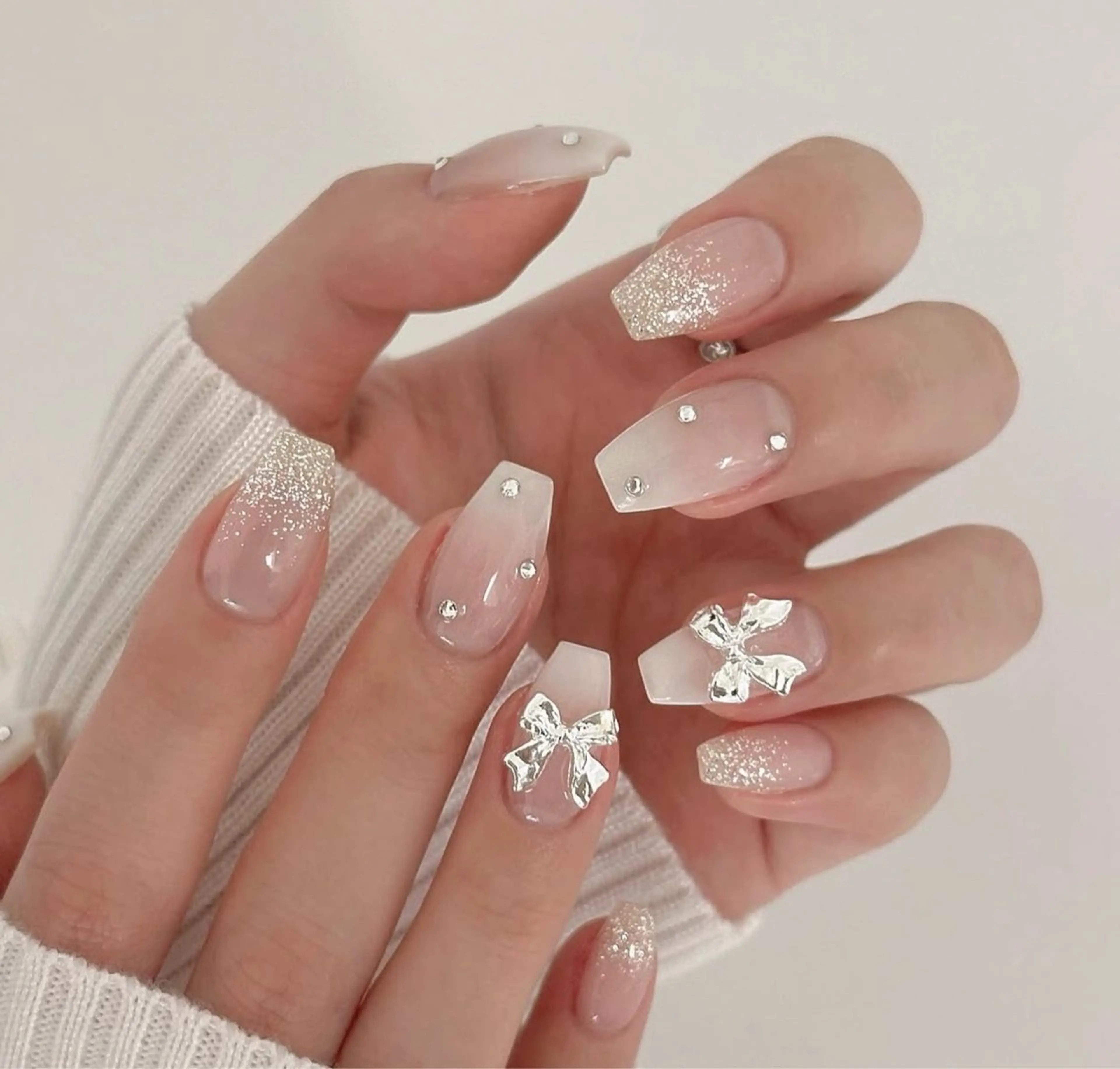 ネイル 韓国ネイル 持ち込み ニュアンスネイル ネイルチップ ハンドネイル TABI ANA.CHUOのネイルデザイン