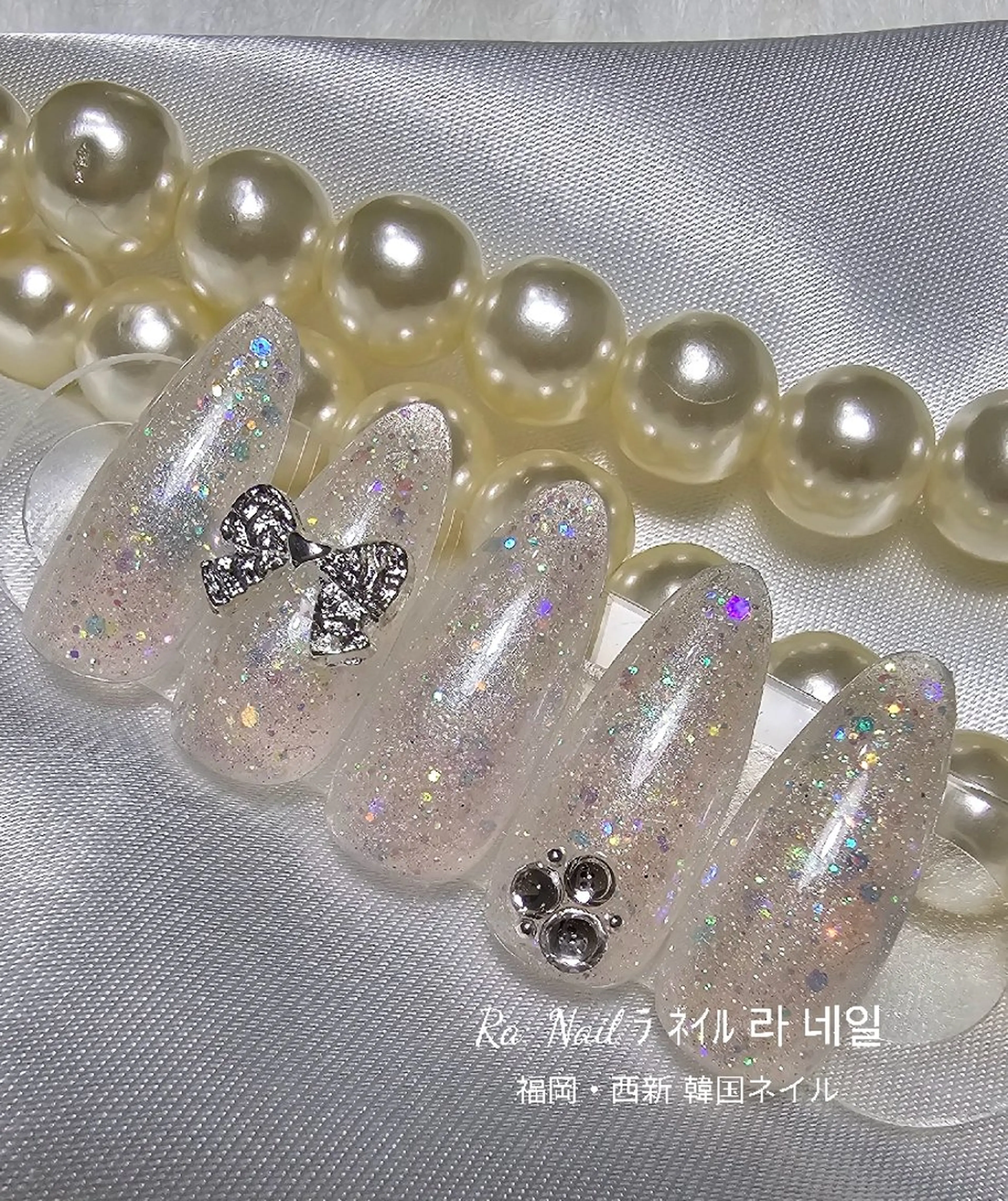 ネイル スカルプネイル Ra: Nail所属・Ra: nail    西新 韓国ネイルのネイルデザイン