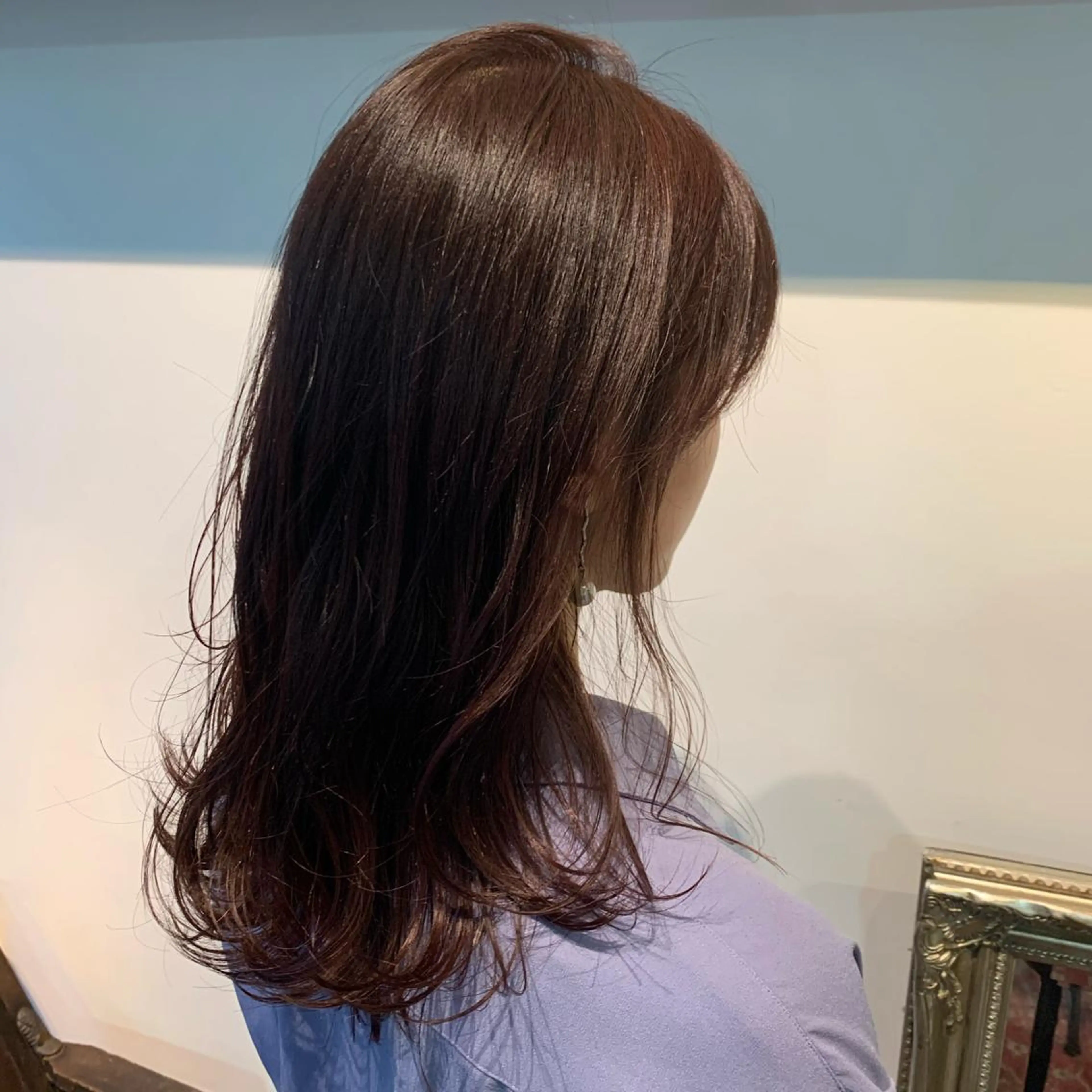 セミロング カラー ヘアアレンジ カット ヘアカラー トリートメント 山崎 澪 レイヤーカット/大宮のヘアスタイル