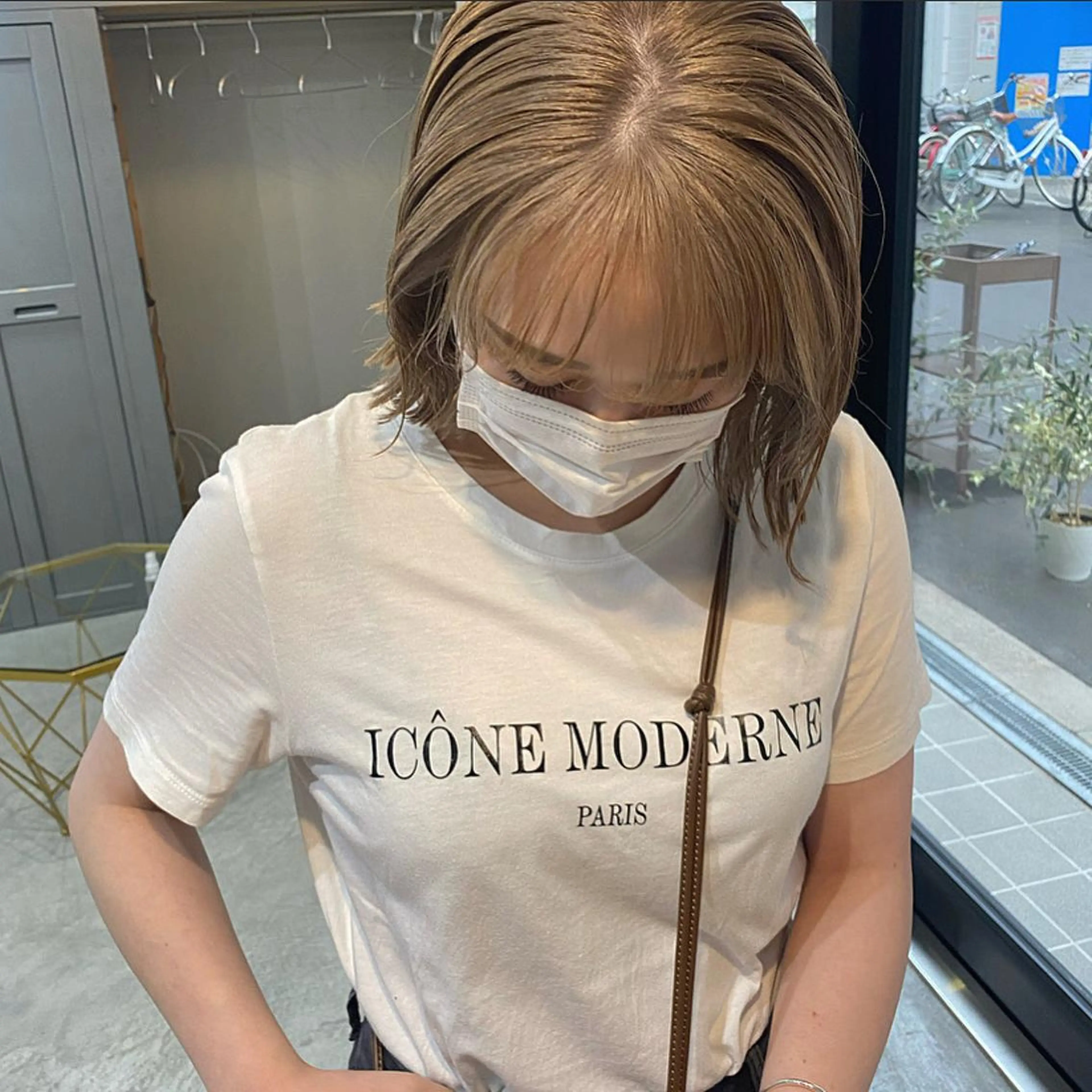 ショート カラー ヘアアレンジ M所属・ハイトーン/透け感 カラー🎀真香のヘアスタイル