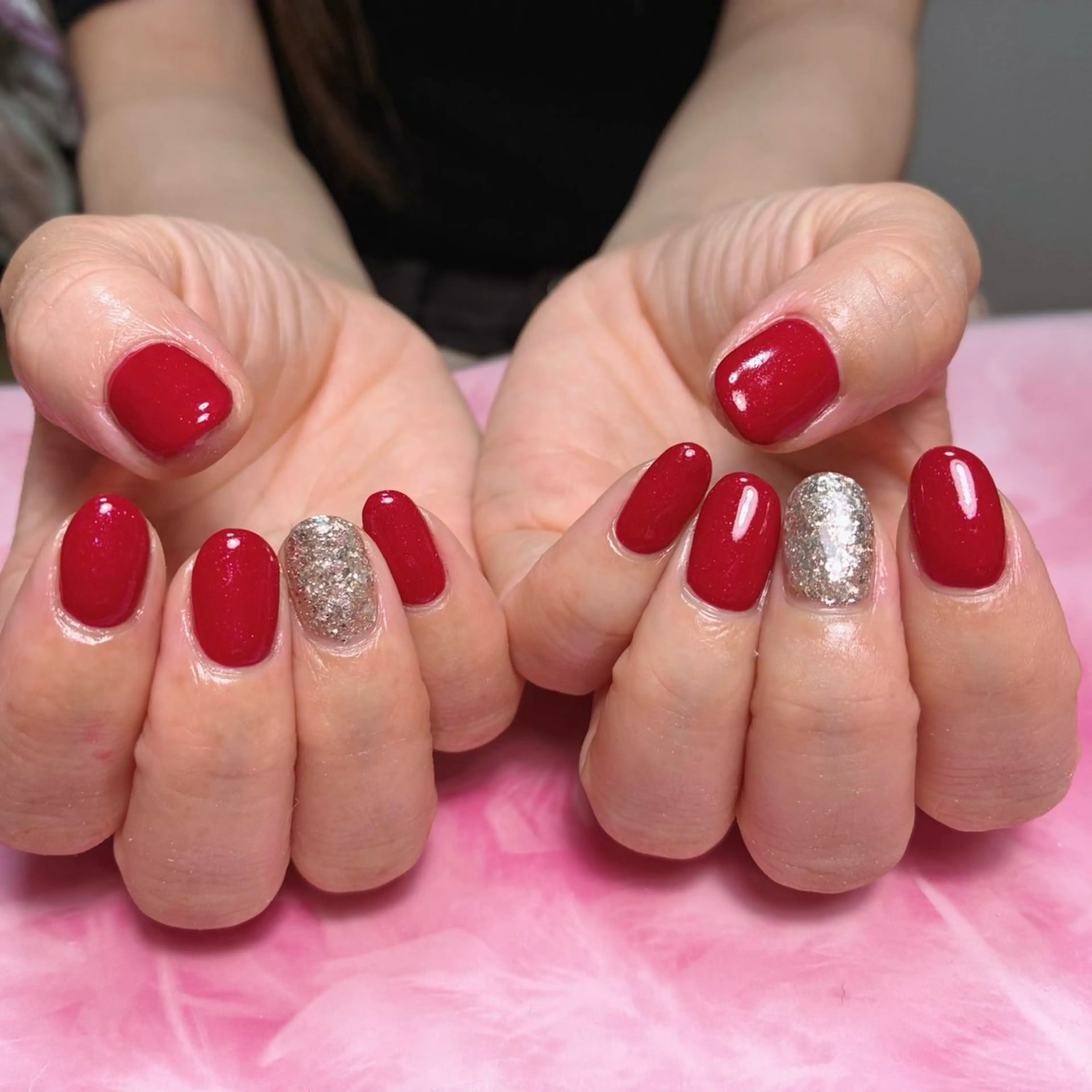 ショート ハンドネイル hs nail salonのネイルデザイン