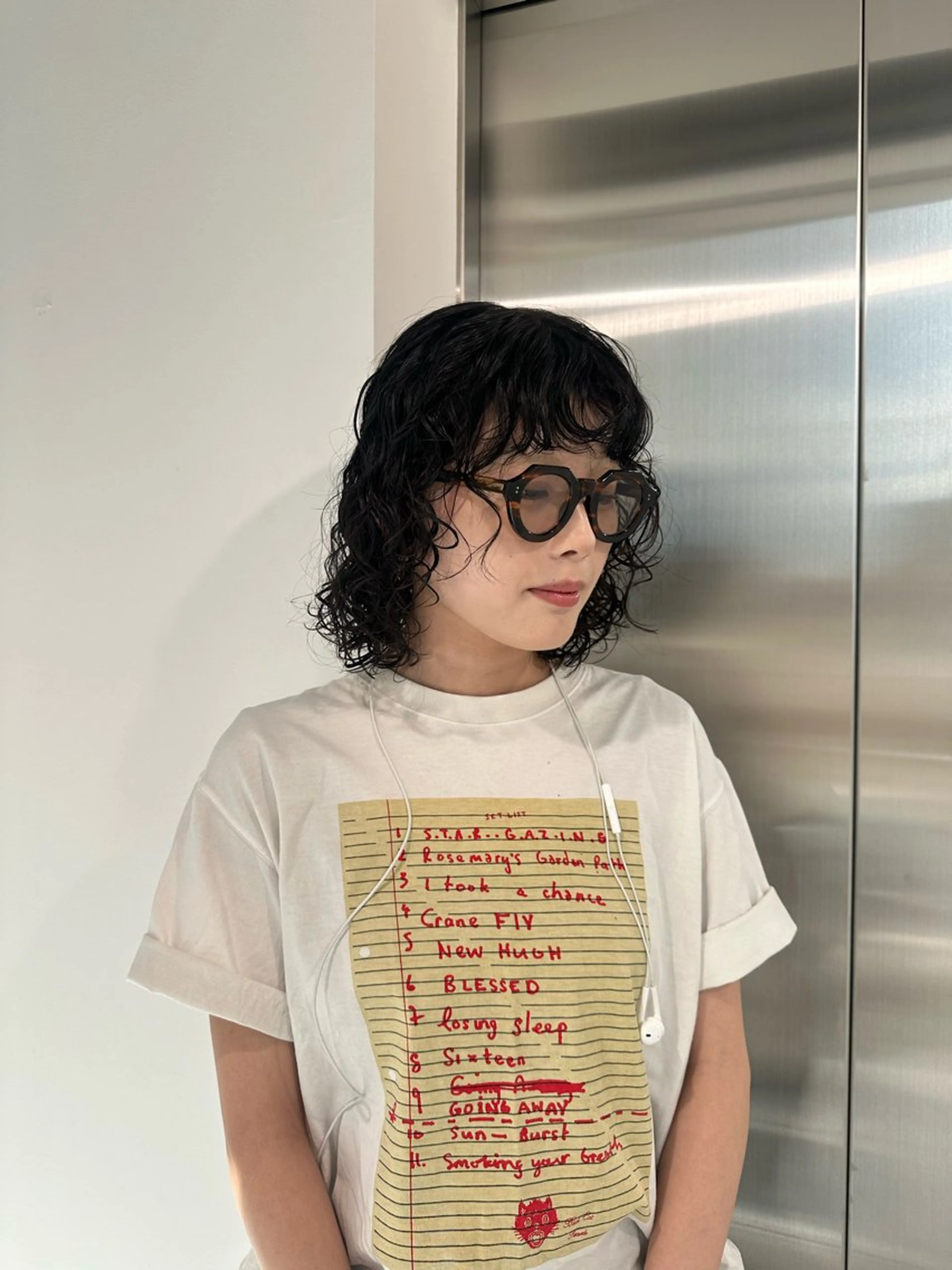 ミディアム パーマ キッズ カット パーマ トリートメント オトナヘア🌸 harukaのヘアスタイル