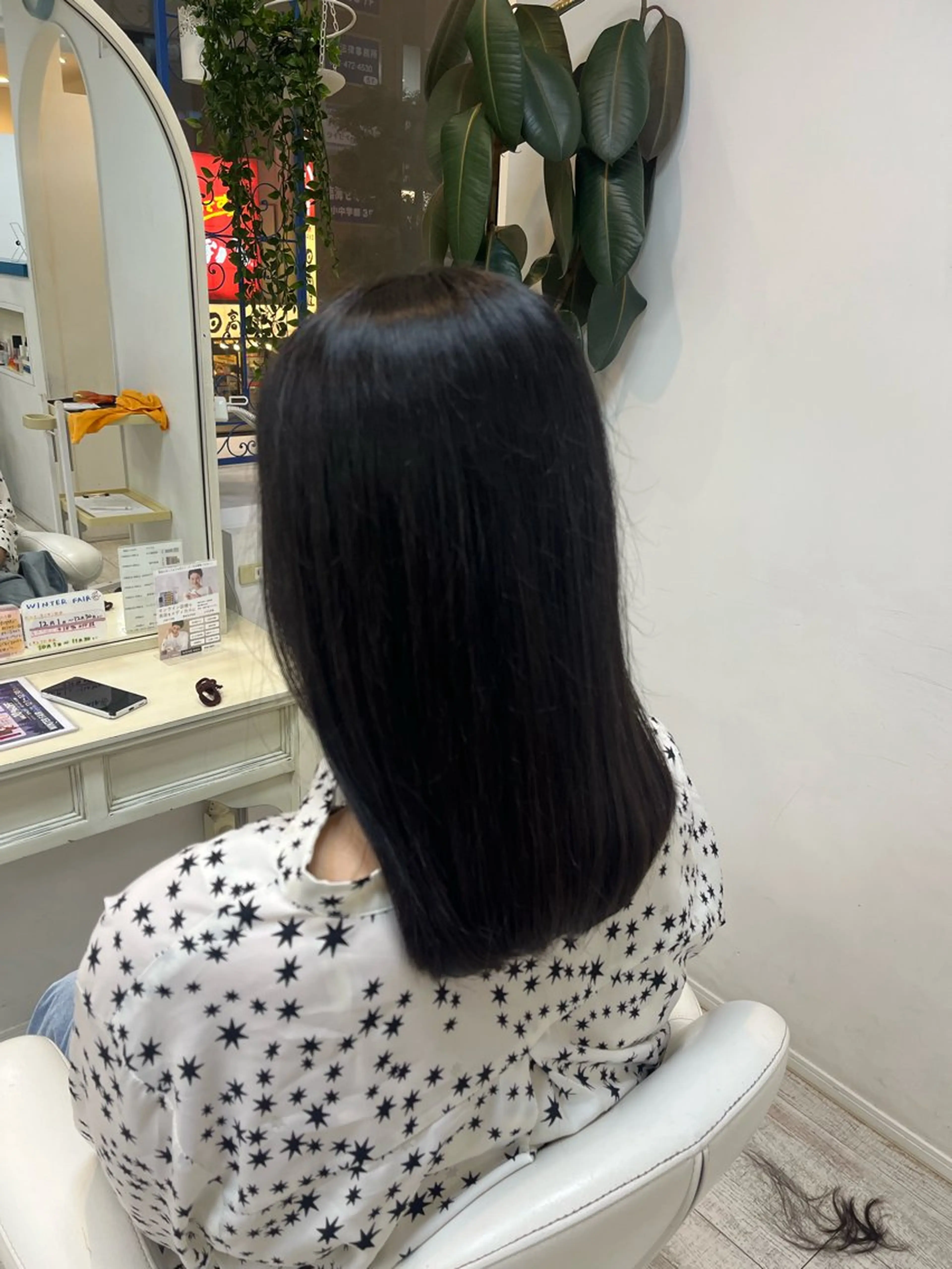 セミロング 小川 夏花のヘアスタイル