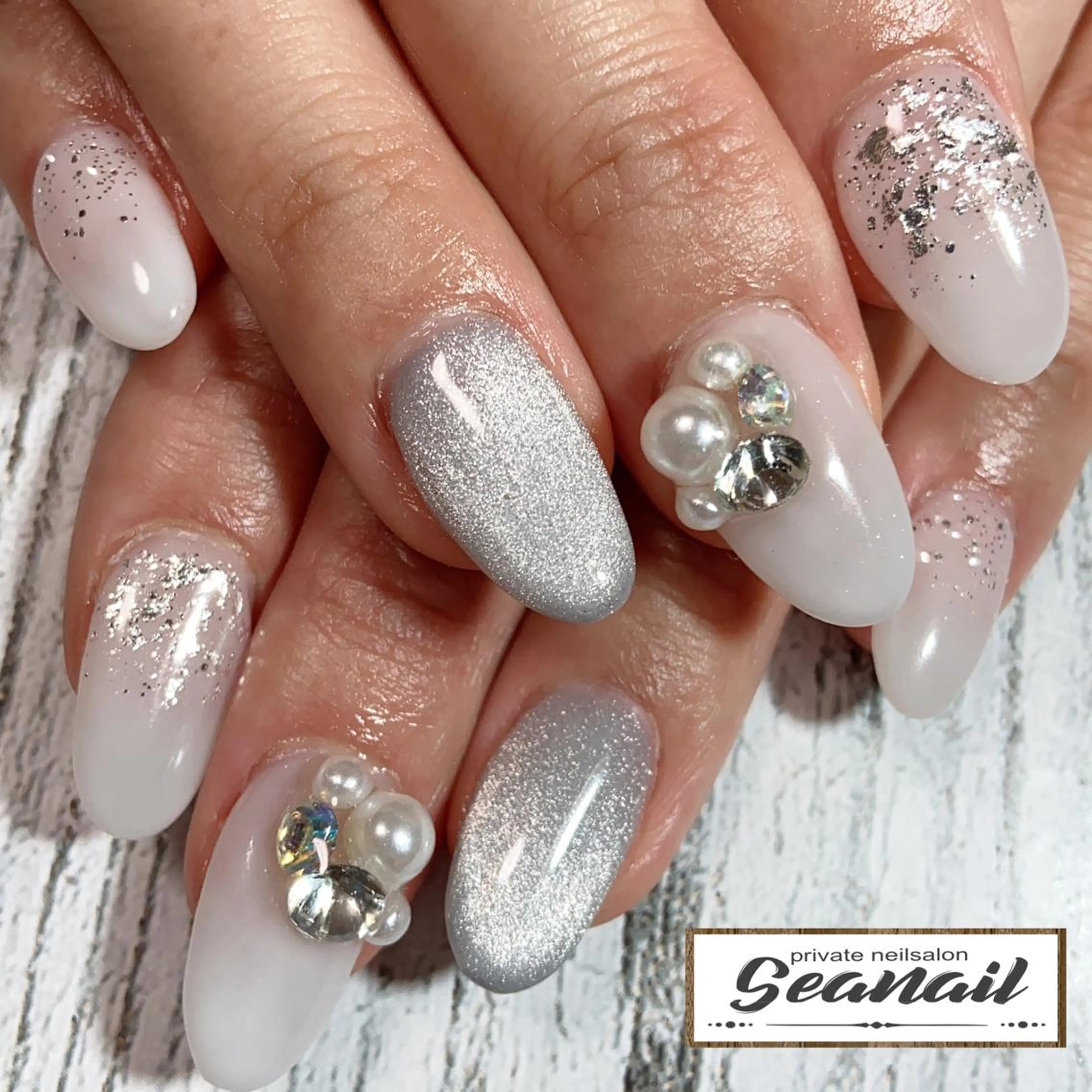 ネイル アートネイル フットネイル ジェルネイル マグネットネイル 持ち込み 小尾 栞のネイルデザイン