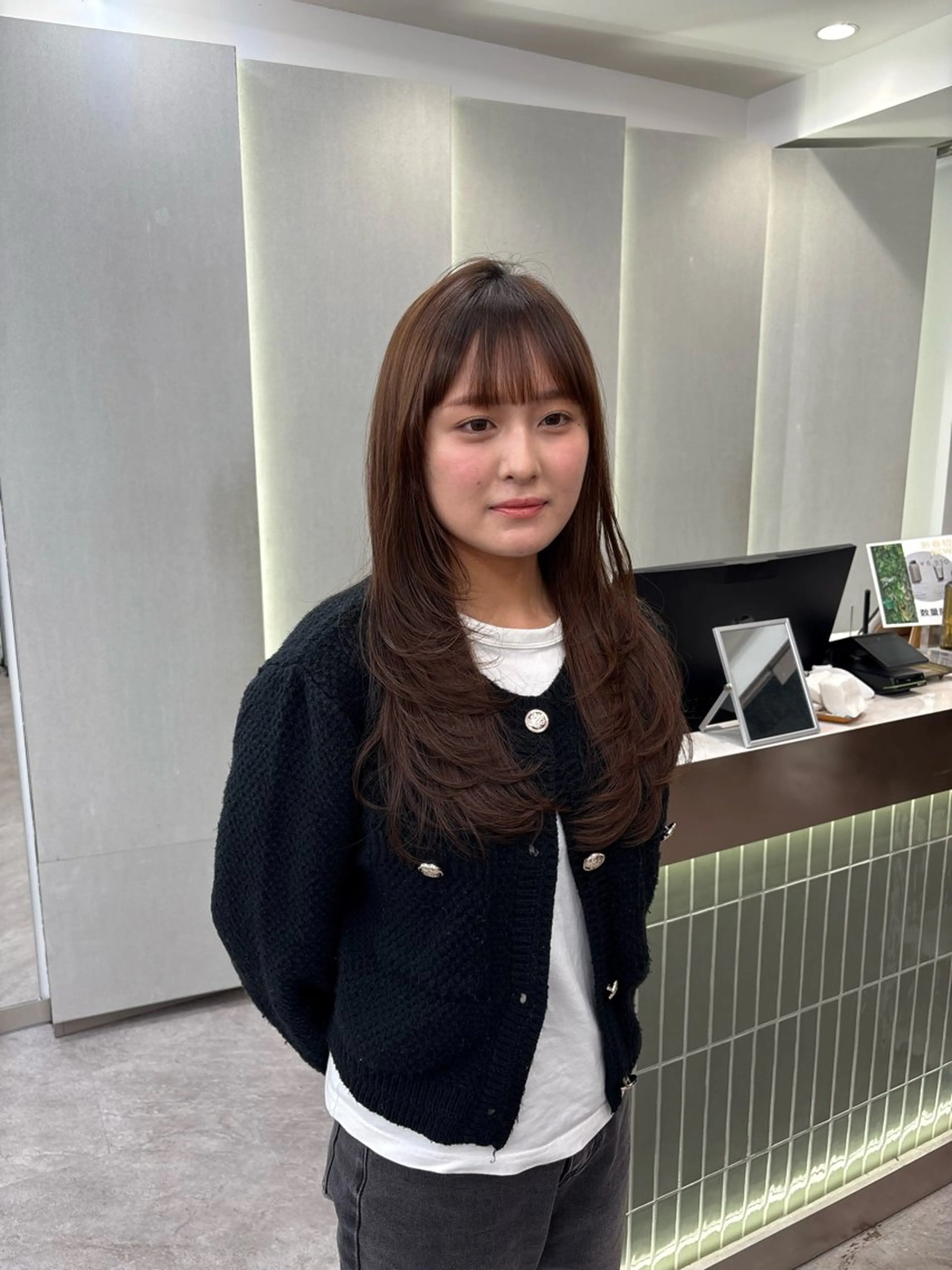 ロング 韓国ヘア/ ミラノのヘアスタイル