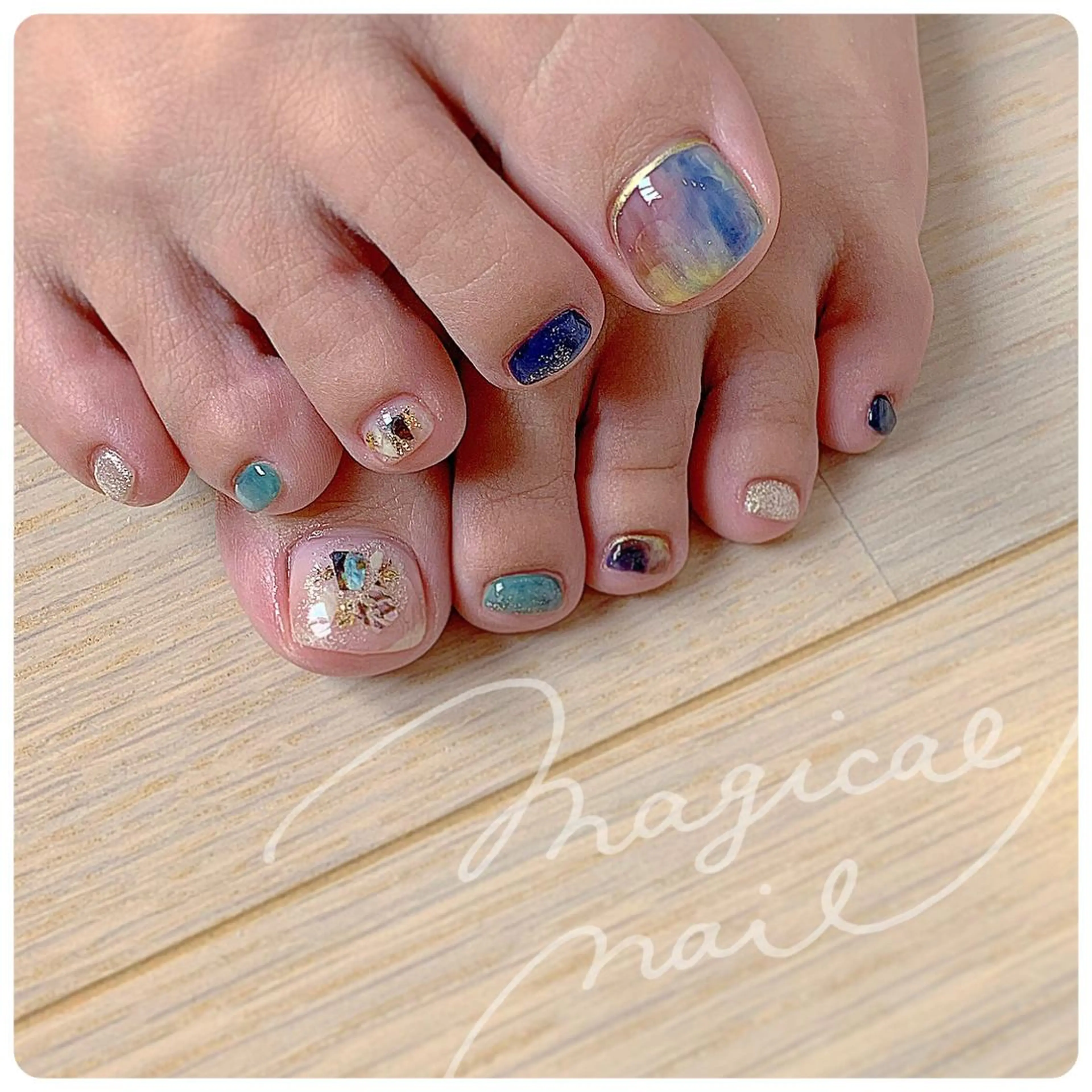 ネイル フットネイル magical nailのネイルデザイン