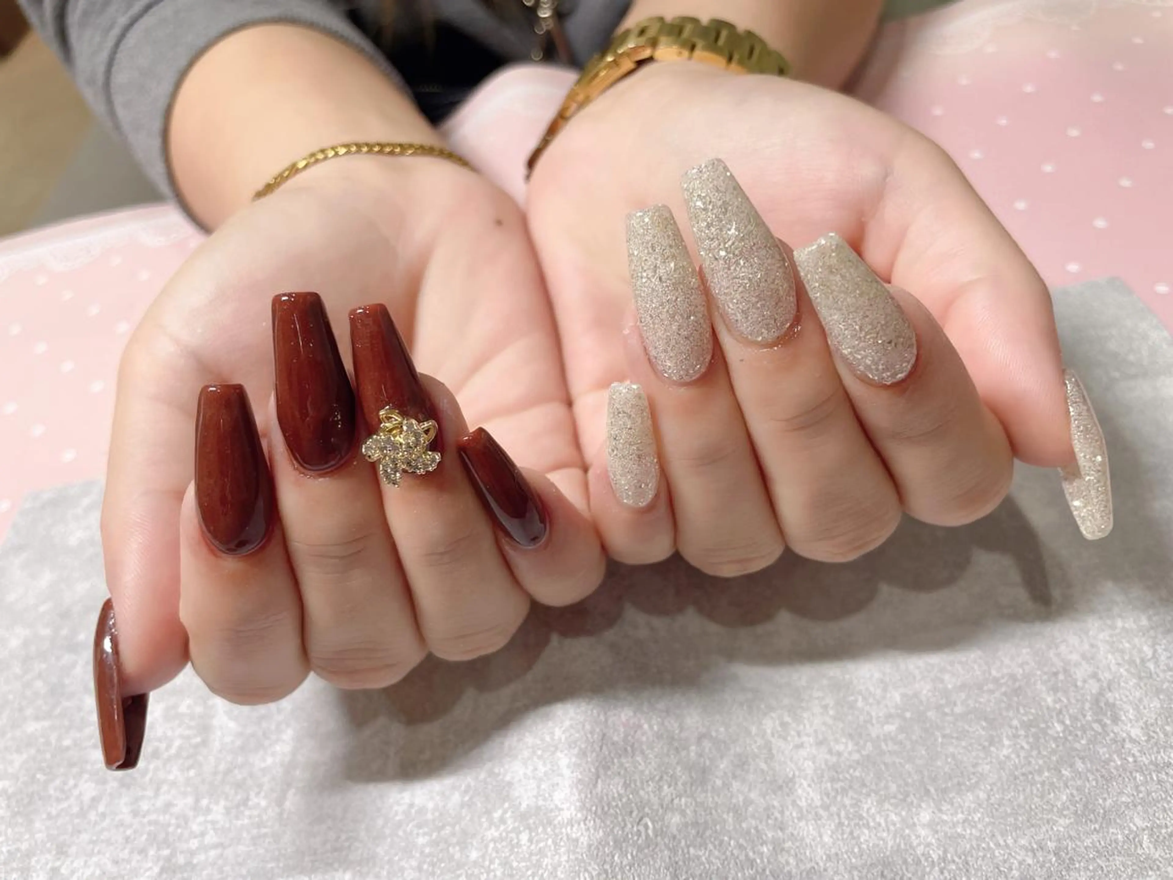セミロング ネイル 《LB》ラブリエ Nail&eyeのマツエク・マツパデザイン