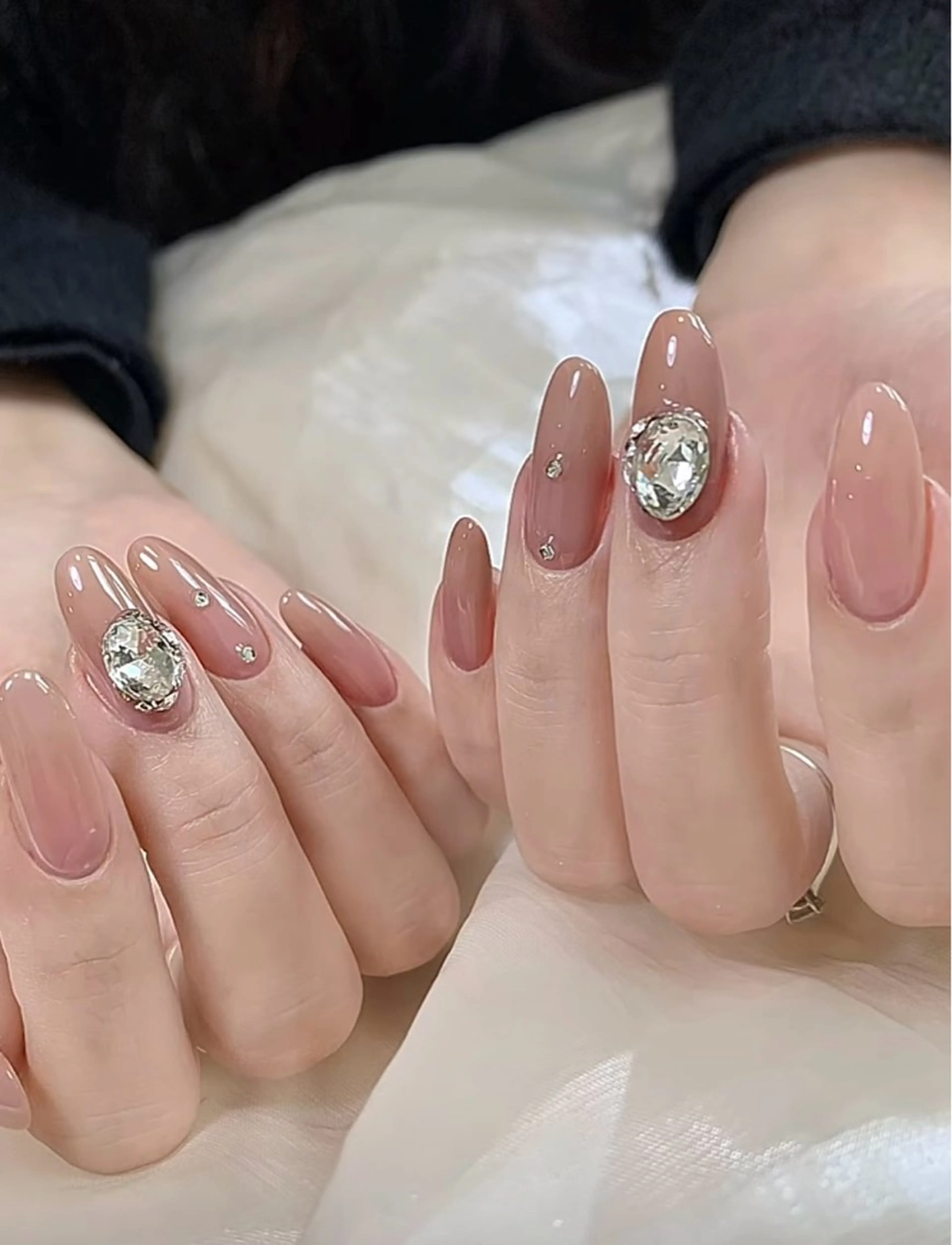 ネイル アートネイル チークネイル 長さ出し フットネイル ジェルネイル ラッキーネイルサロン西川口東口店所属・山田 由奈のネイルデザイン