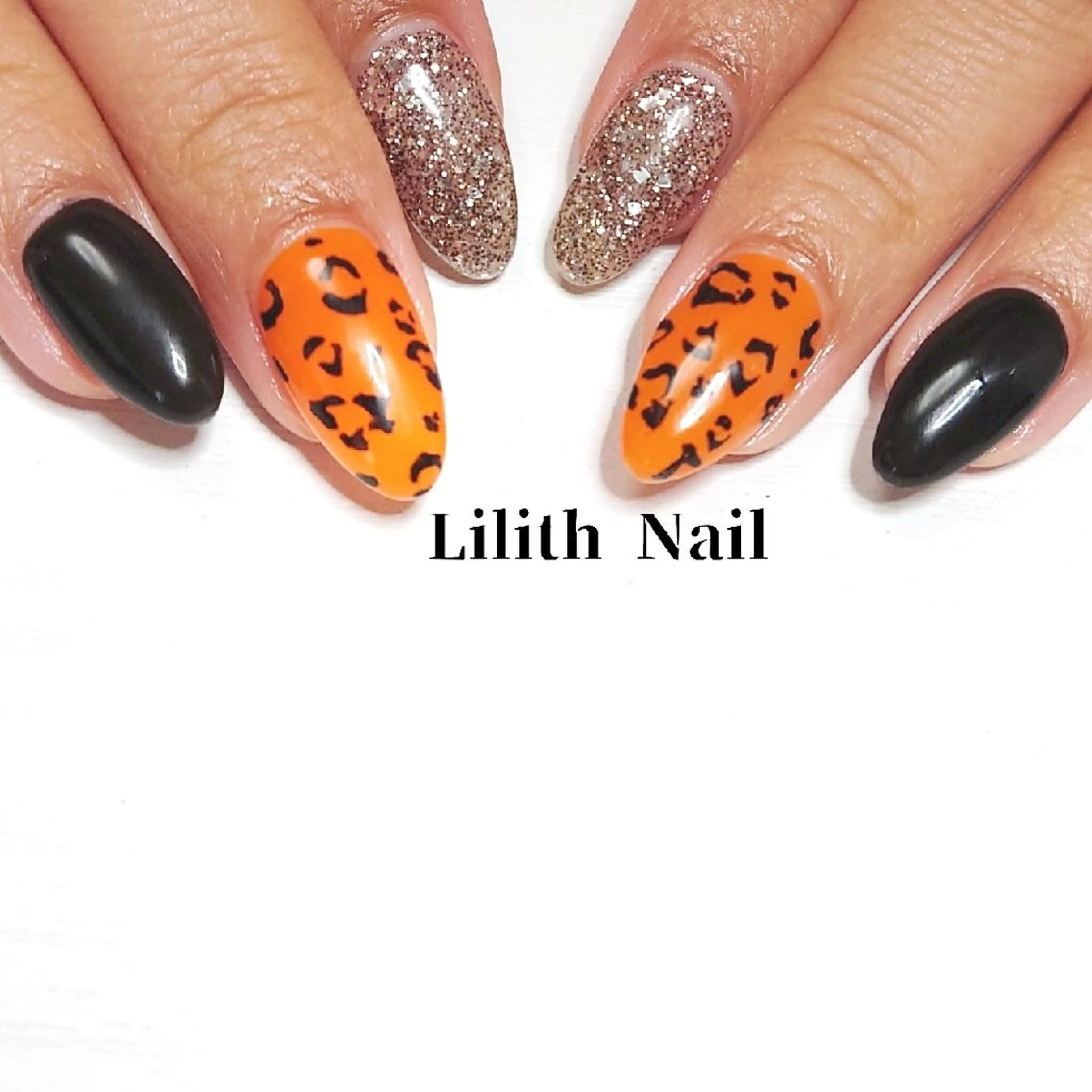 ネイル アニマル柄 アートネイル ハンドネイル Lilith Nailのネイルデザイン