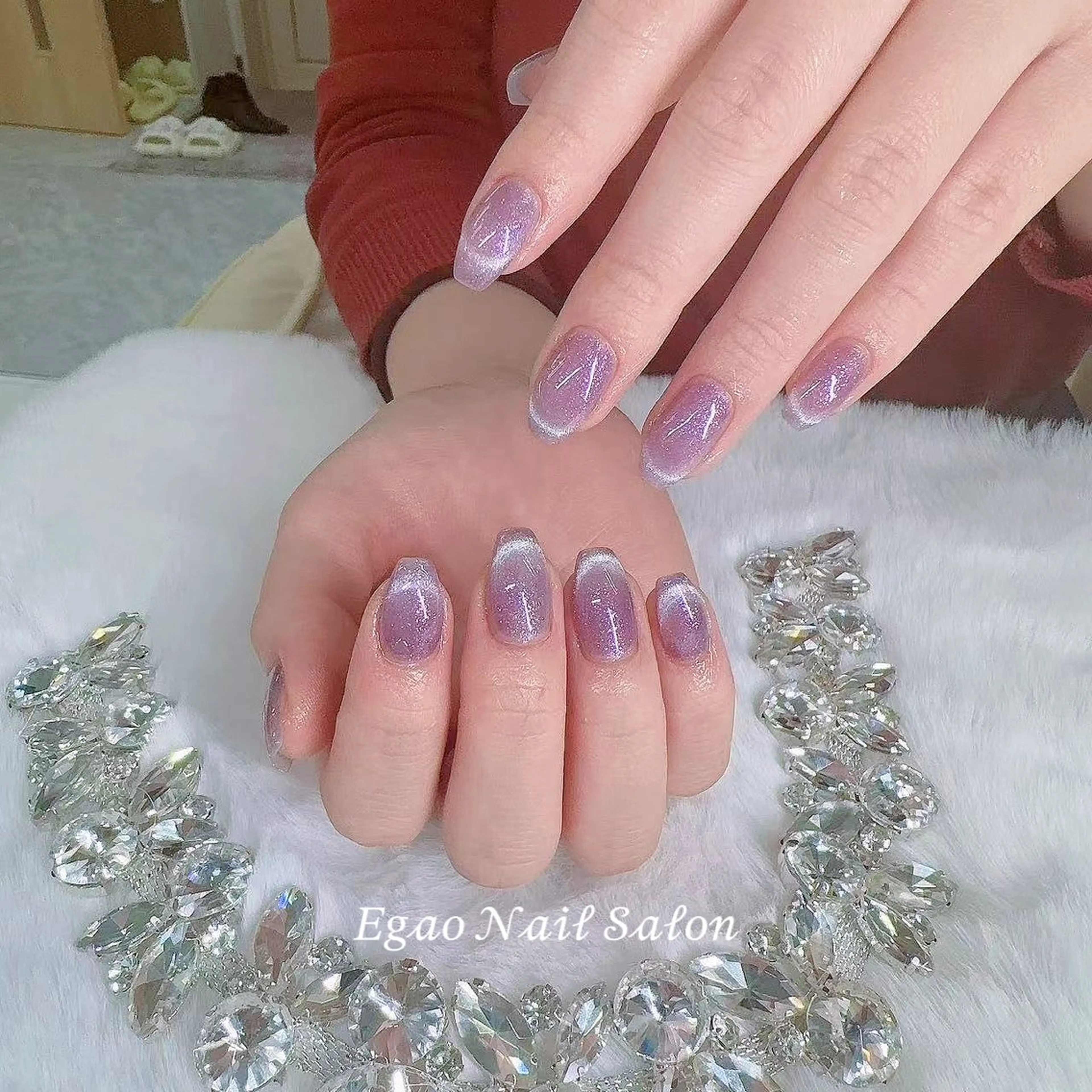 ネイル フットネイル ジェルネイル 韓国ネイル マグネットネイル メンズネイル ハンドネイル Egao Nail Salonのネイルデザイン