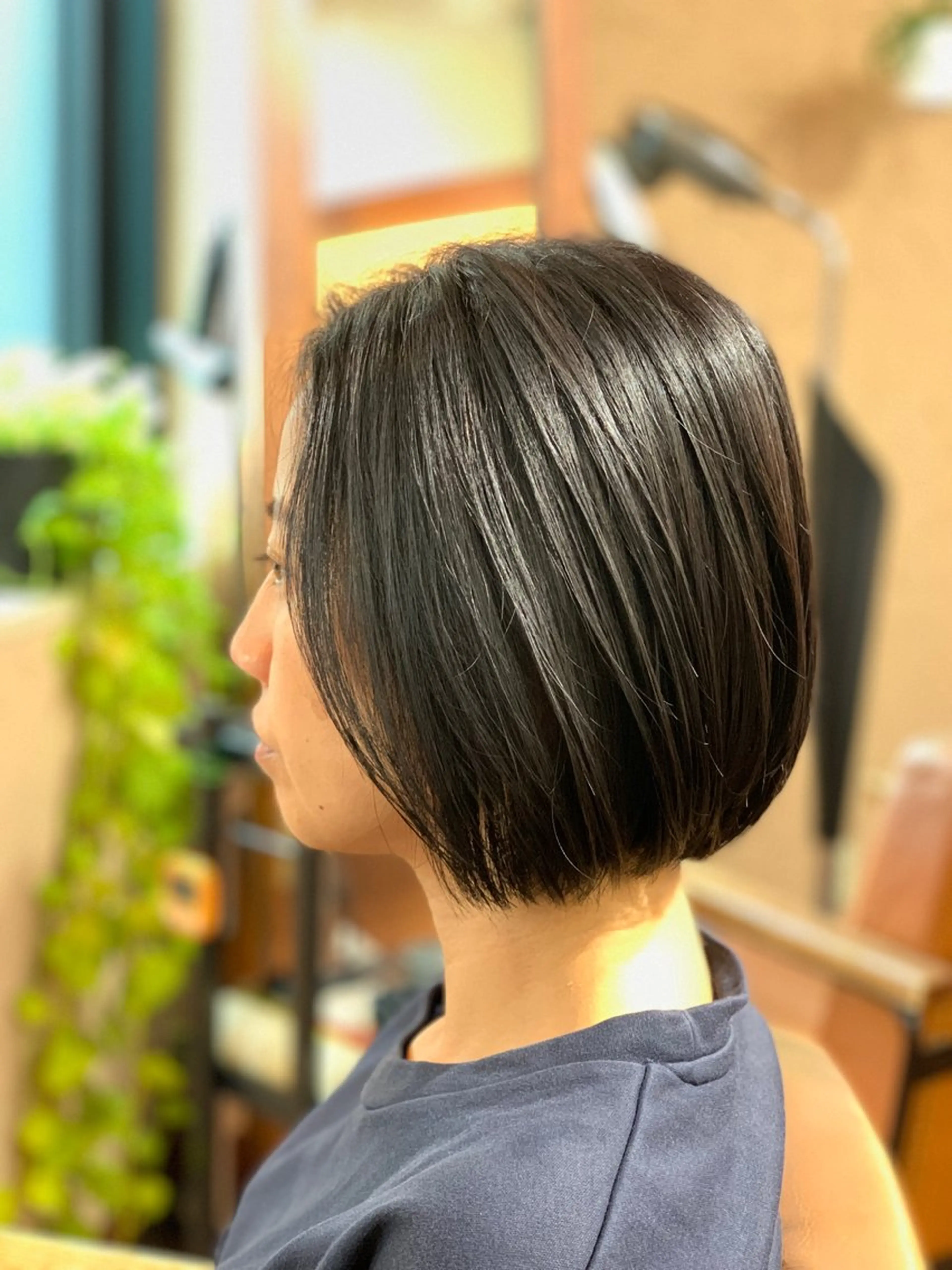 ショート カラー 武田尚子🌸 自然に仕上がる矯正のヘアスタイル