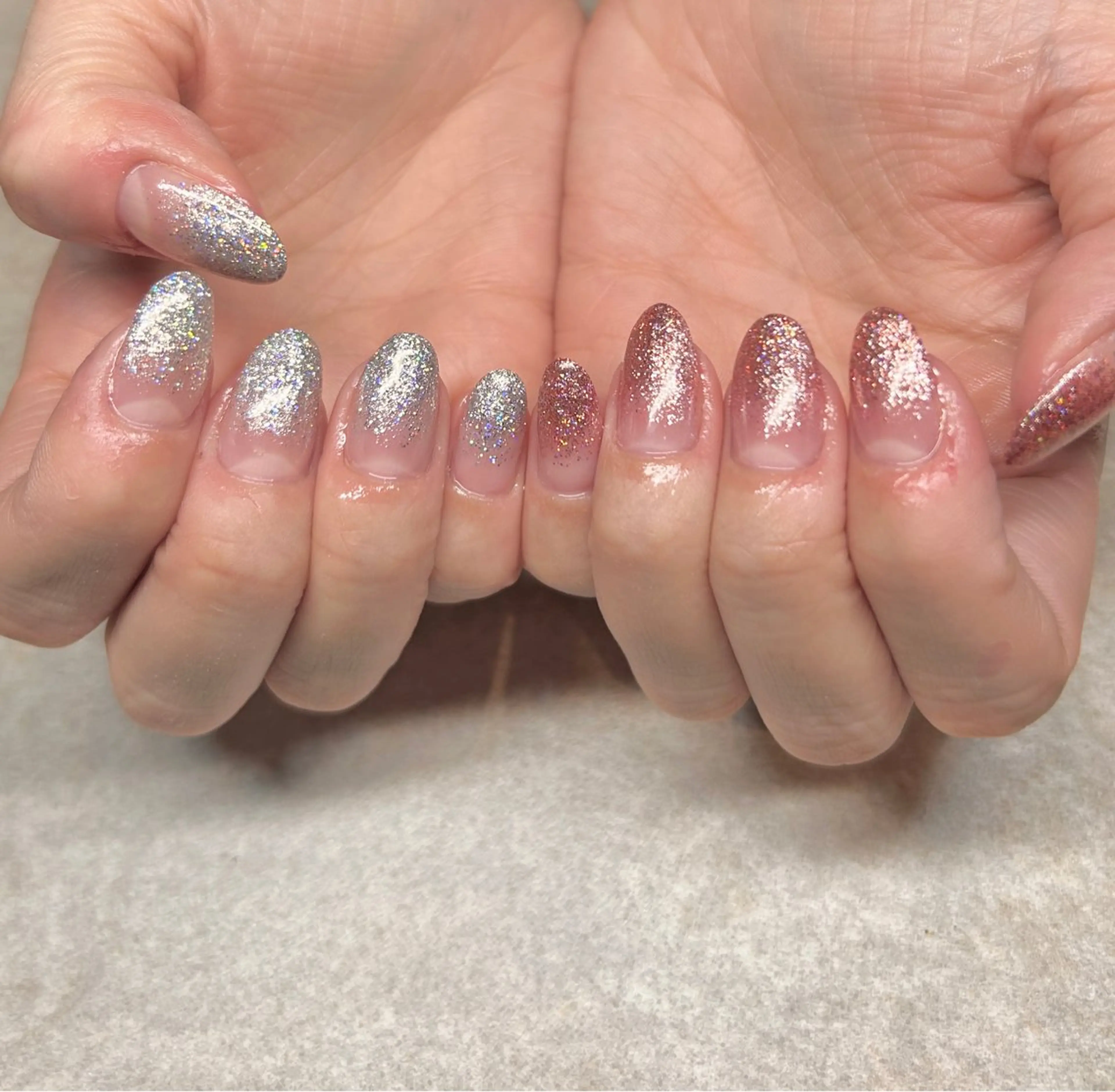 ネイル 長さ出し 持ち込み 春ネイル ハンドネイル N.style所属・Ｎ. styleのネイルデザイン