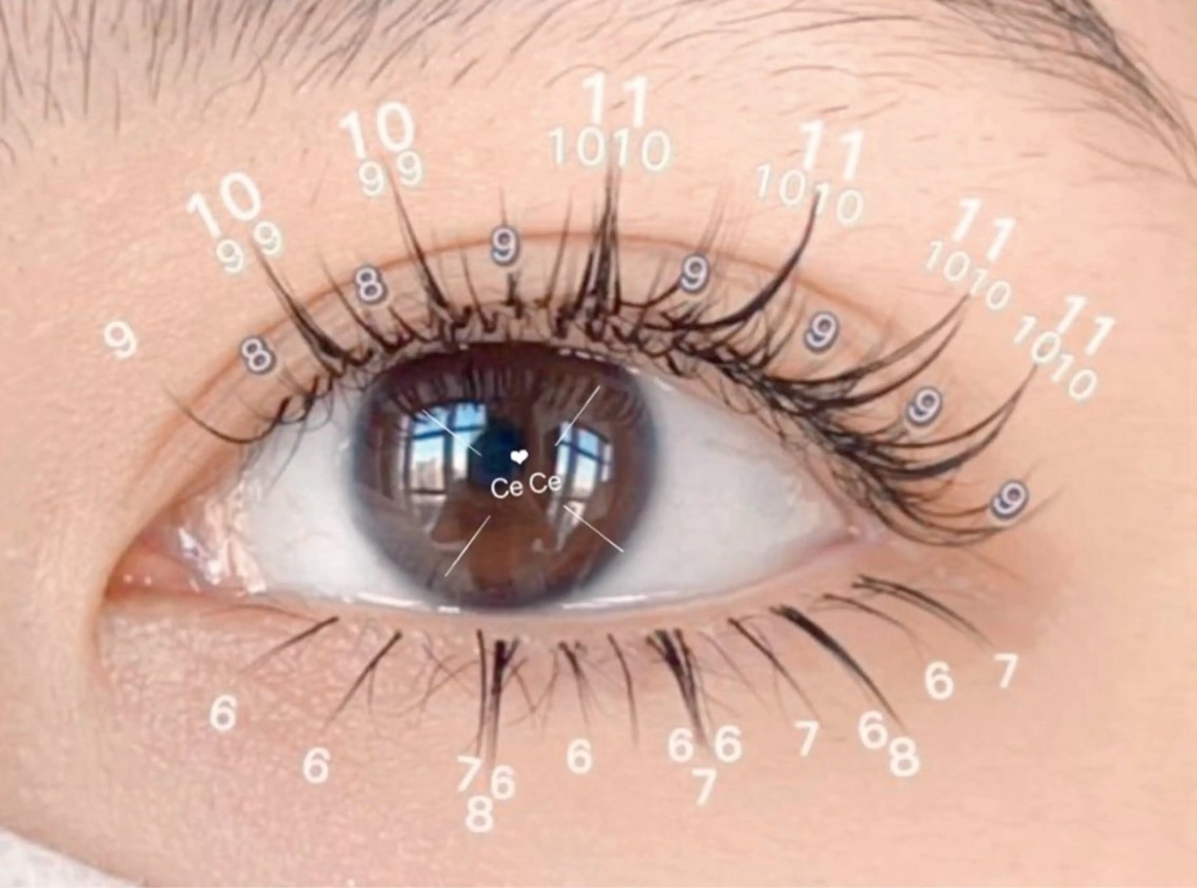 マツエク・マツパ 🎀CeCe 🎀マツエクのマツエク・マツパデザイン