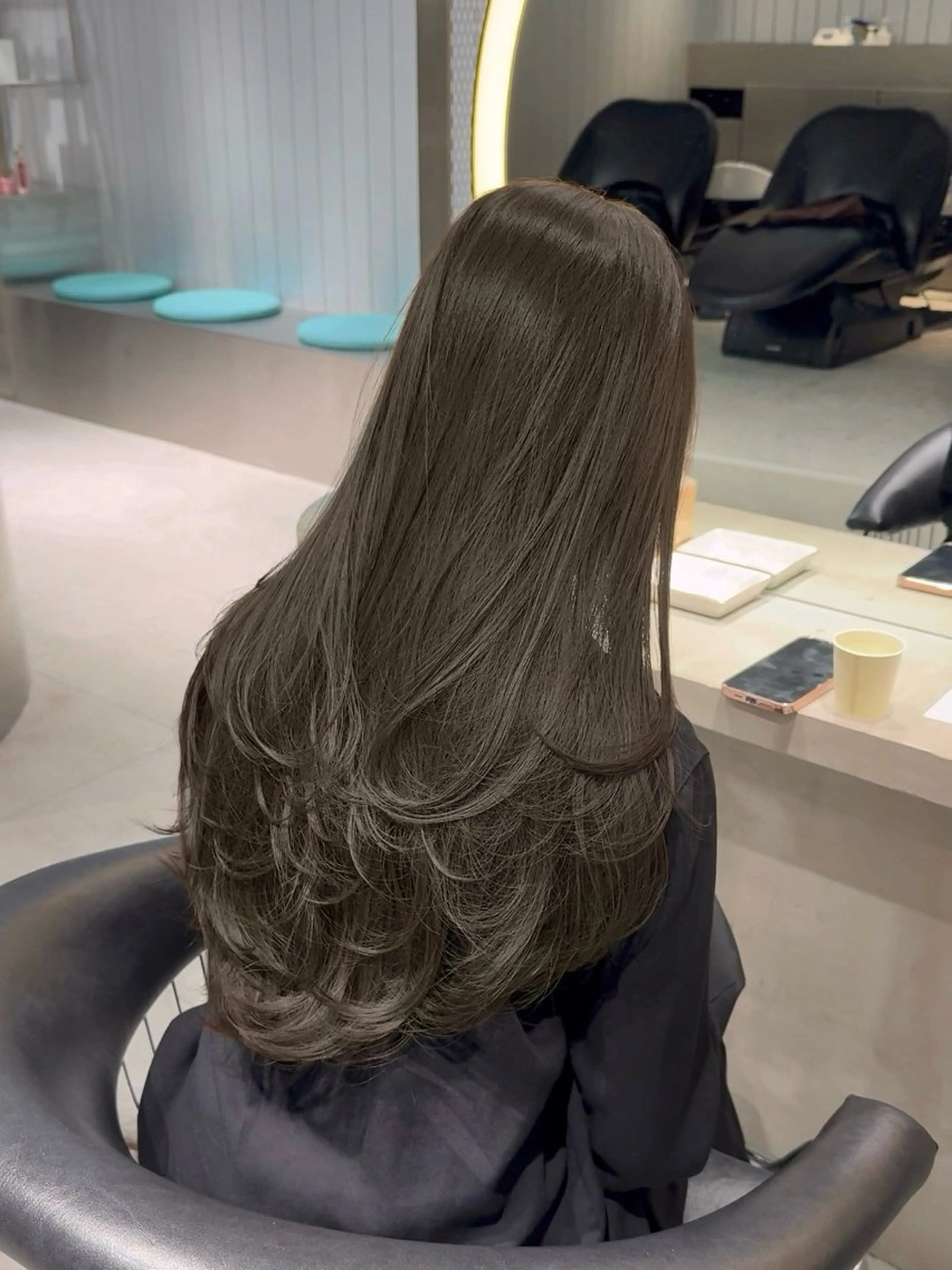 ロング カラー waka/韓国ヘア /lond uluのヘアスタイル