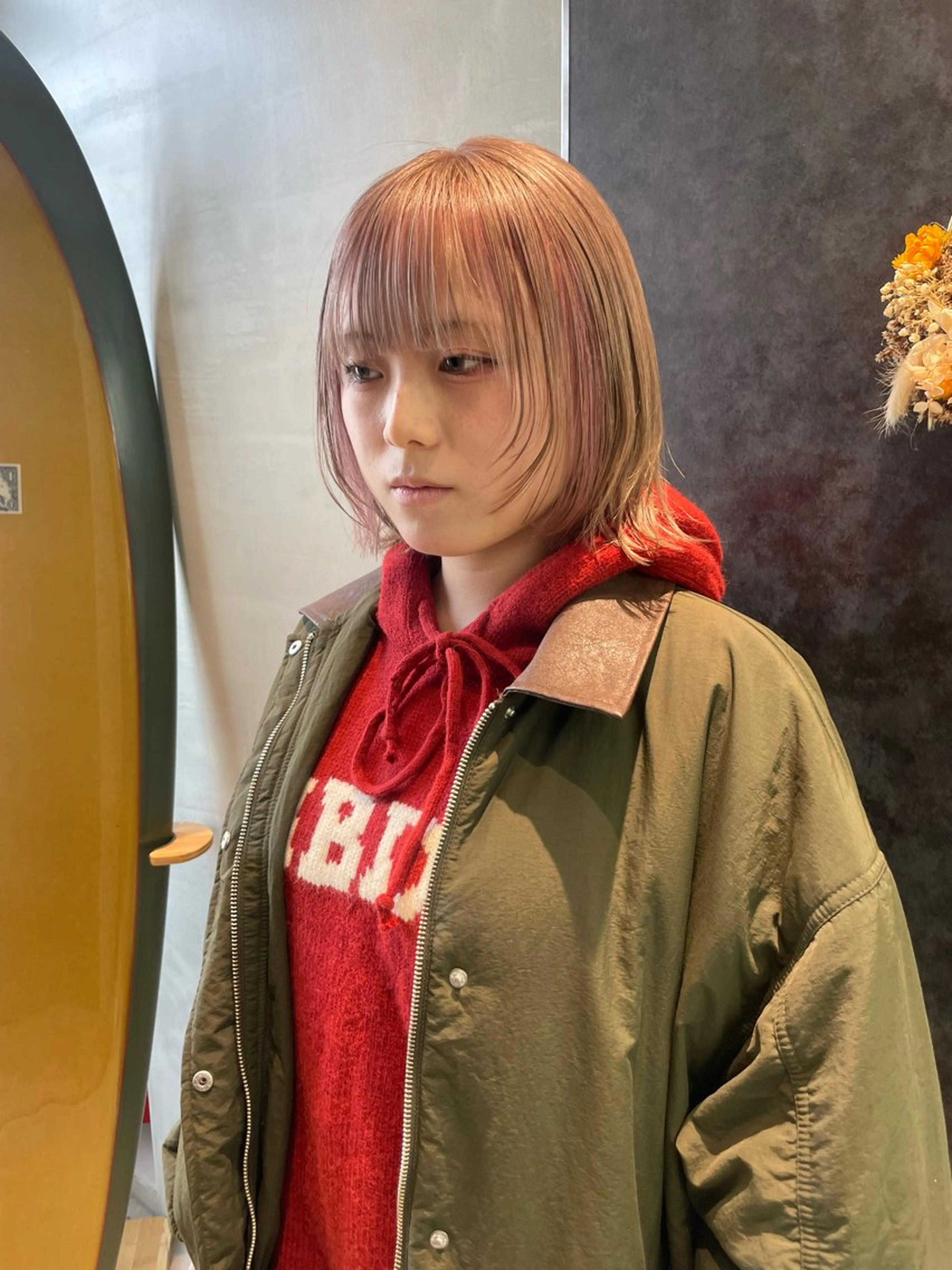 ショート カラー カット ヘアカラー トリートメント ♥️ブリーチ/ボブ/ レイヤー♥️maiのヘアスタイル