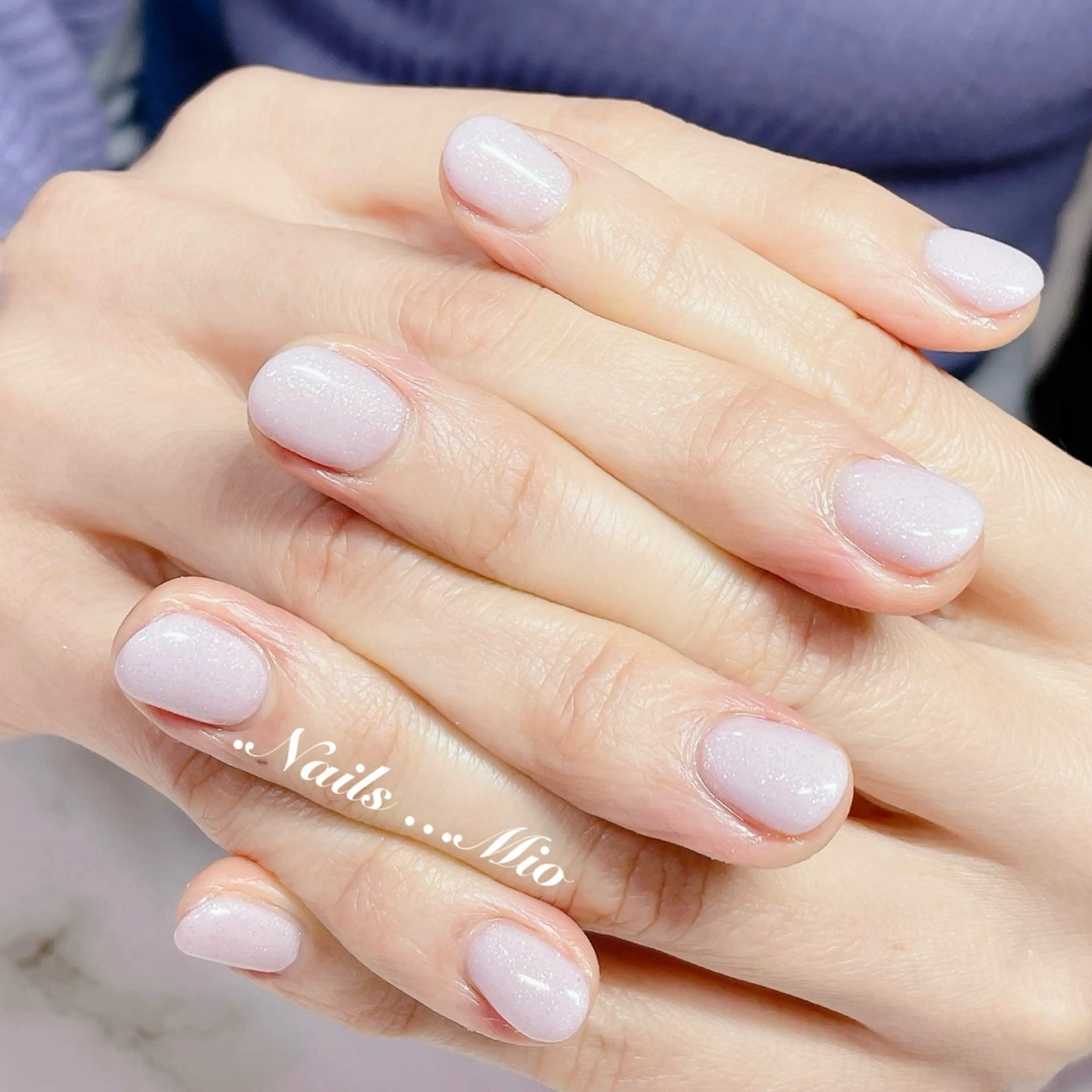 ネイル ジェルネイル ワンカラーネイル ハンドネイル .Nails Mio 赤羽西ネイルサロンのネイルデザイン