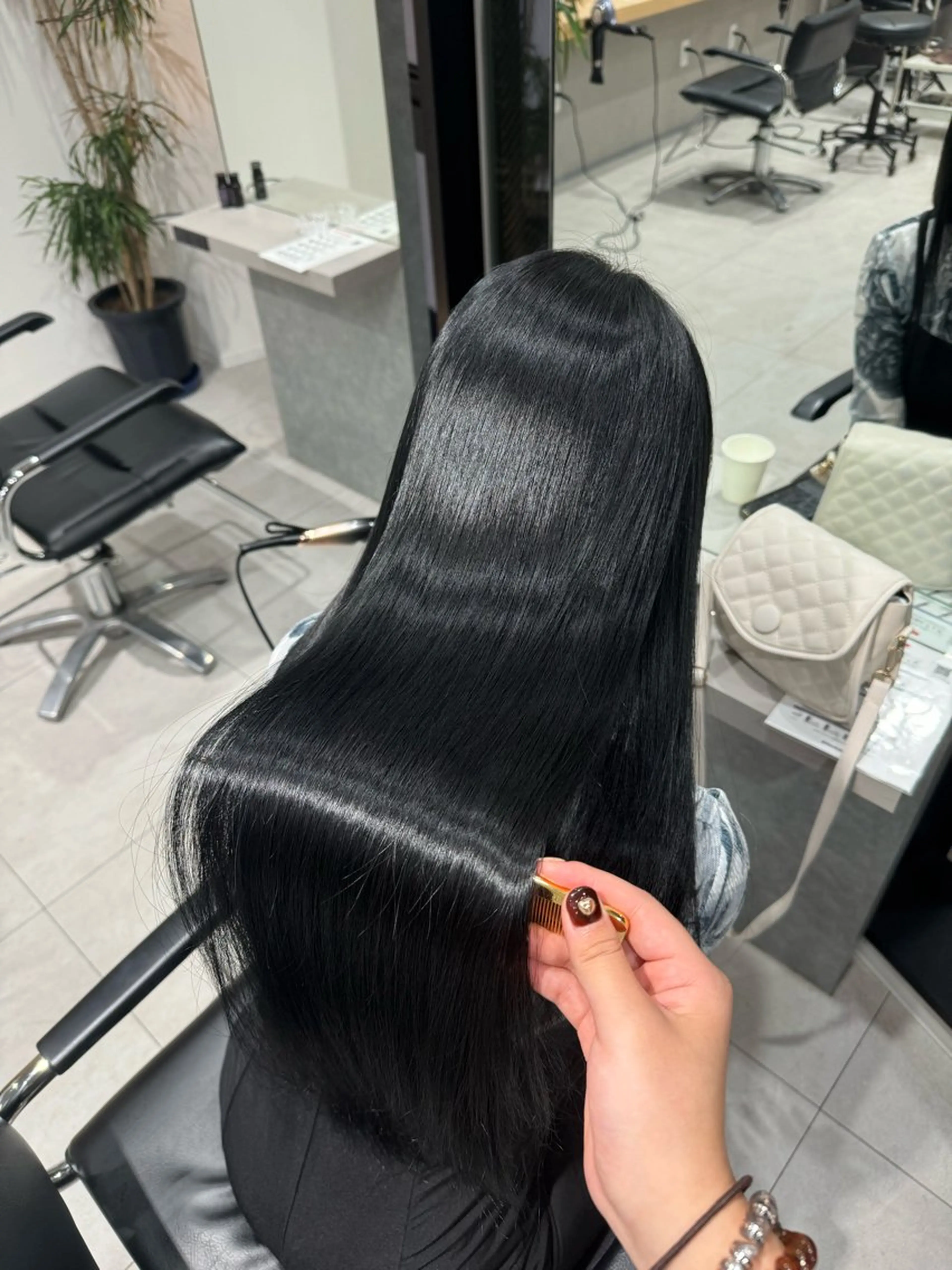 ロング カラー RAF TOKYO 薬院店所属・福岡／艶髪カラー/ 髪質改善/SAEのヘアスタイル