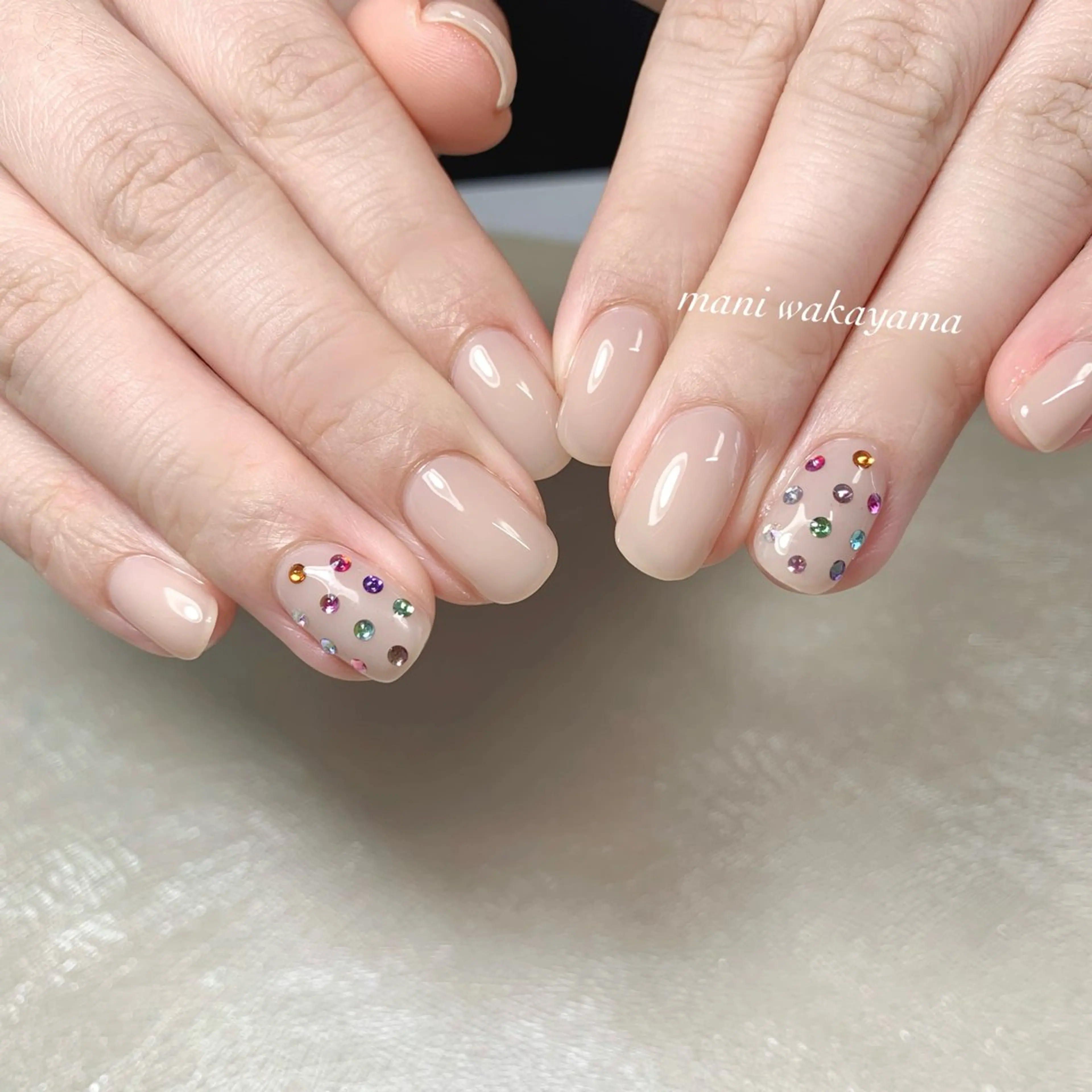 ネイル ハンドネイル 和歌浦ネイルサロン mani(マァニ)のネイルデザイン