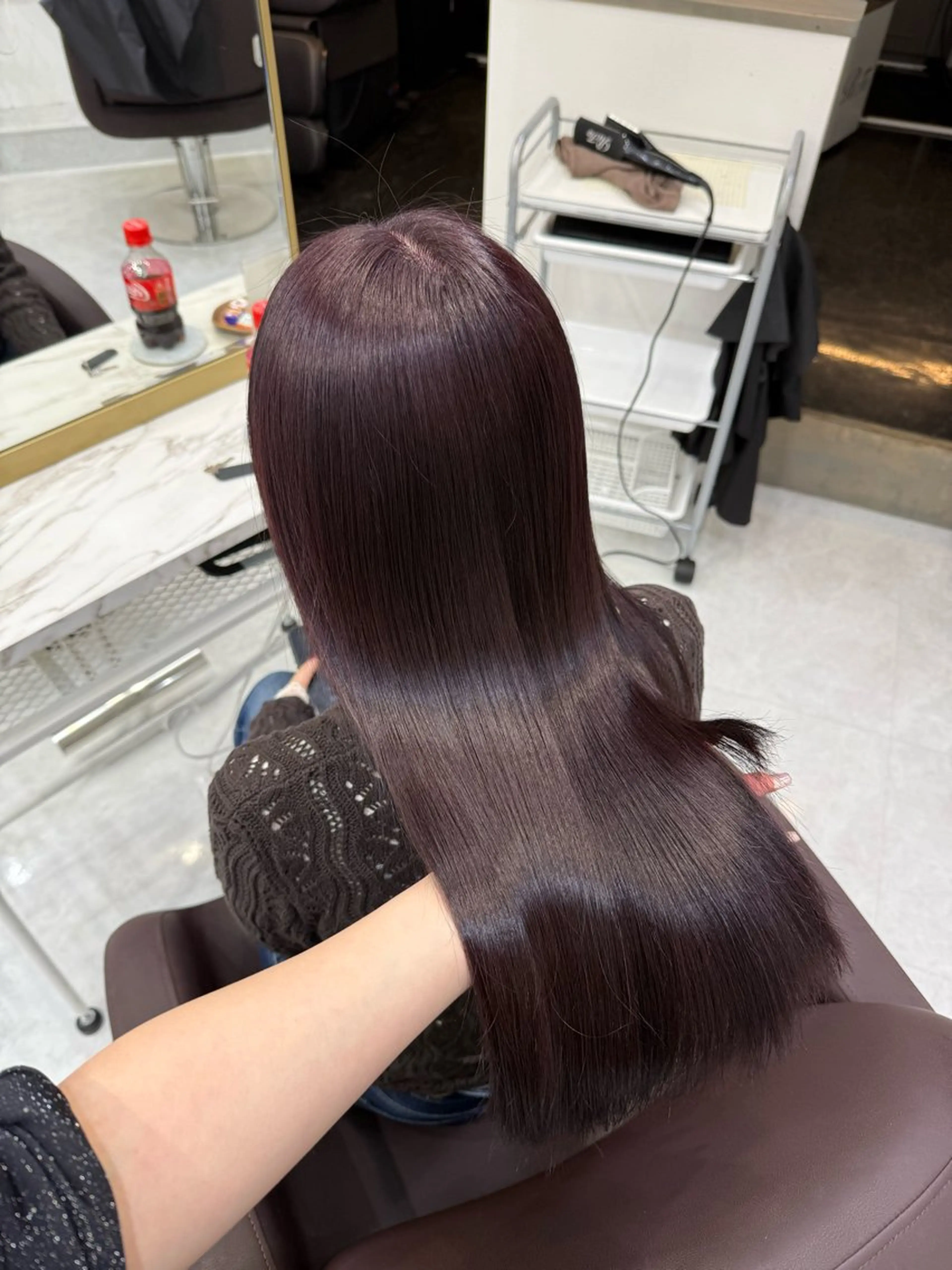 ロング カラー ヘアカラー トリートメント ヘアセット 💗横浜美容室 💗HARUNAのヘアスタイル