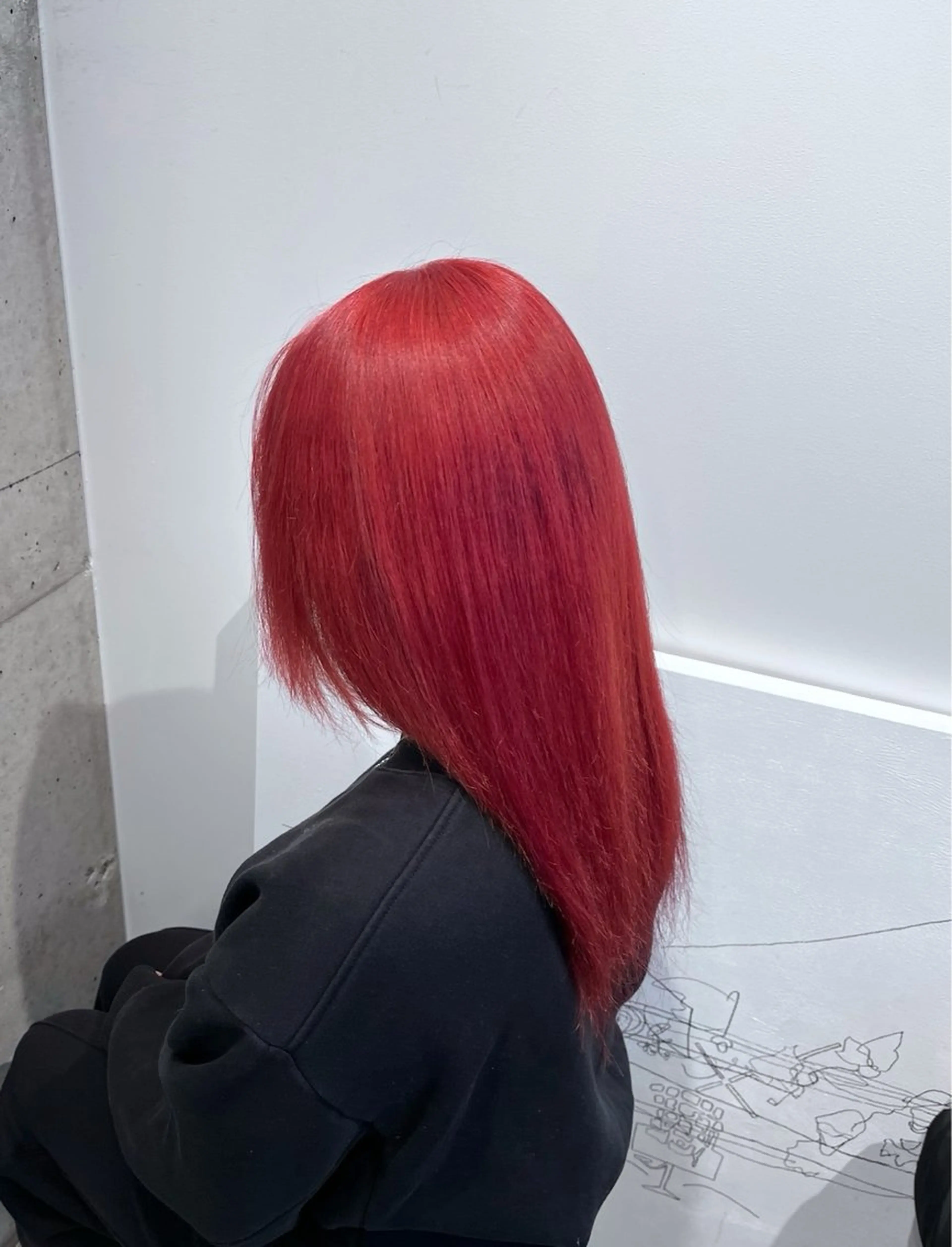 セミロング カラー ヘアカラー トリートメント newi 天王寺 🪐airiのヘアスタイル