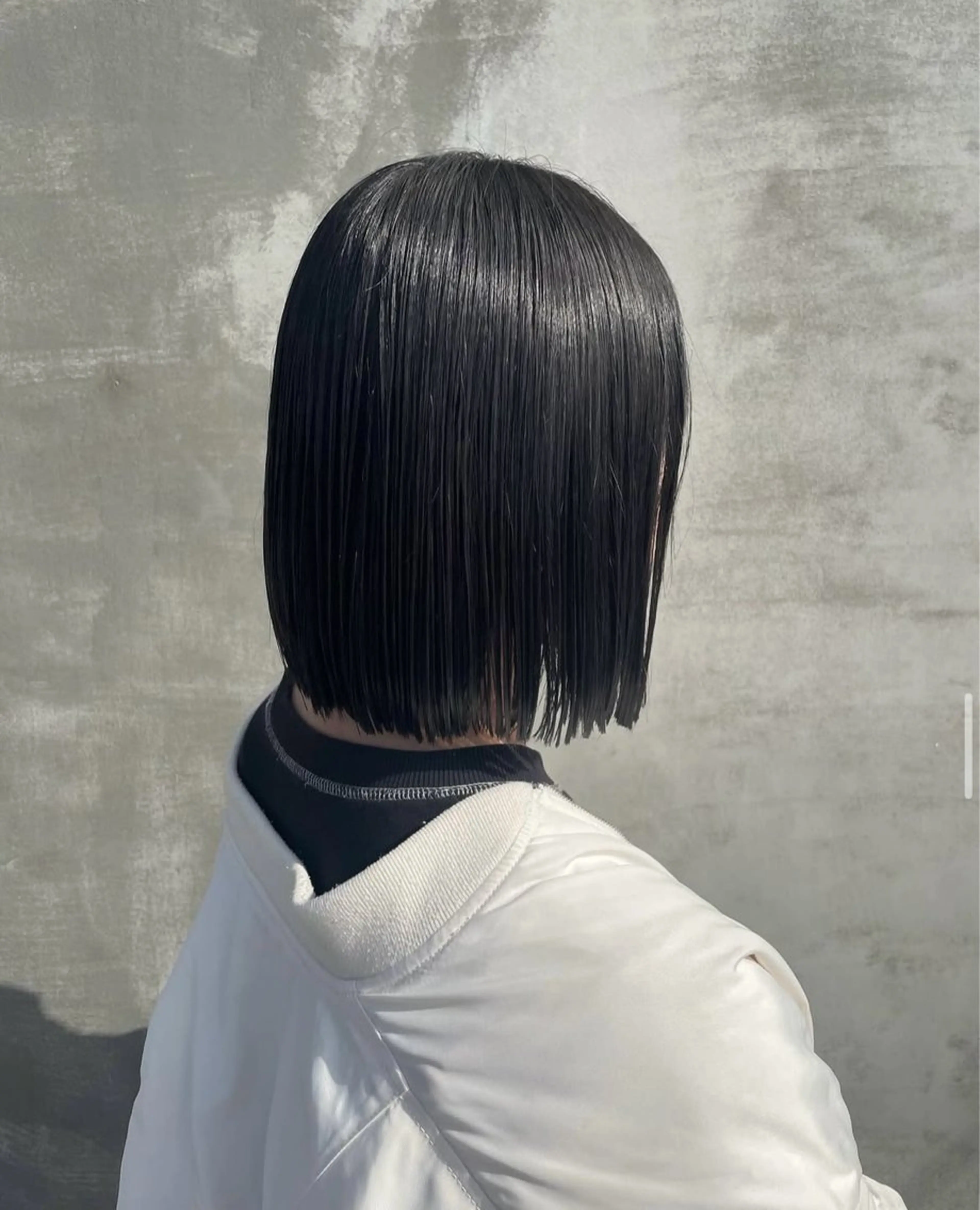 ショート 切りっぱなしボブ ボブ GRANDEUR 村越 捺稀のヘアスタイル