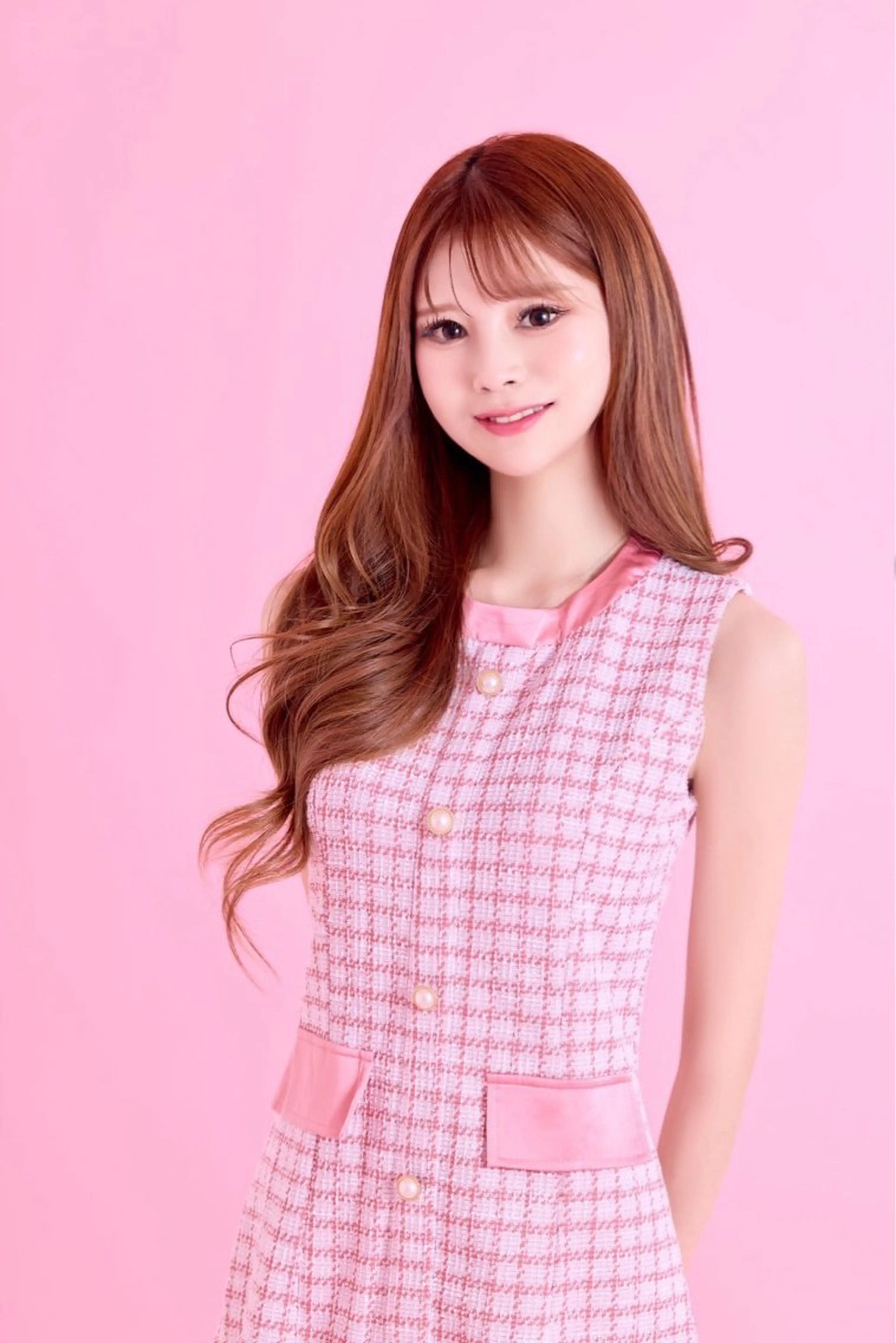 ロング カラー エクステ 韓国風ヘア カット エクステ 下妻 カラーエクステ難波のヘアスタイル