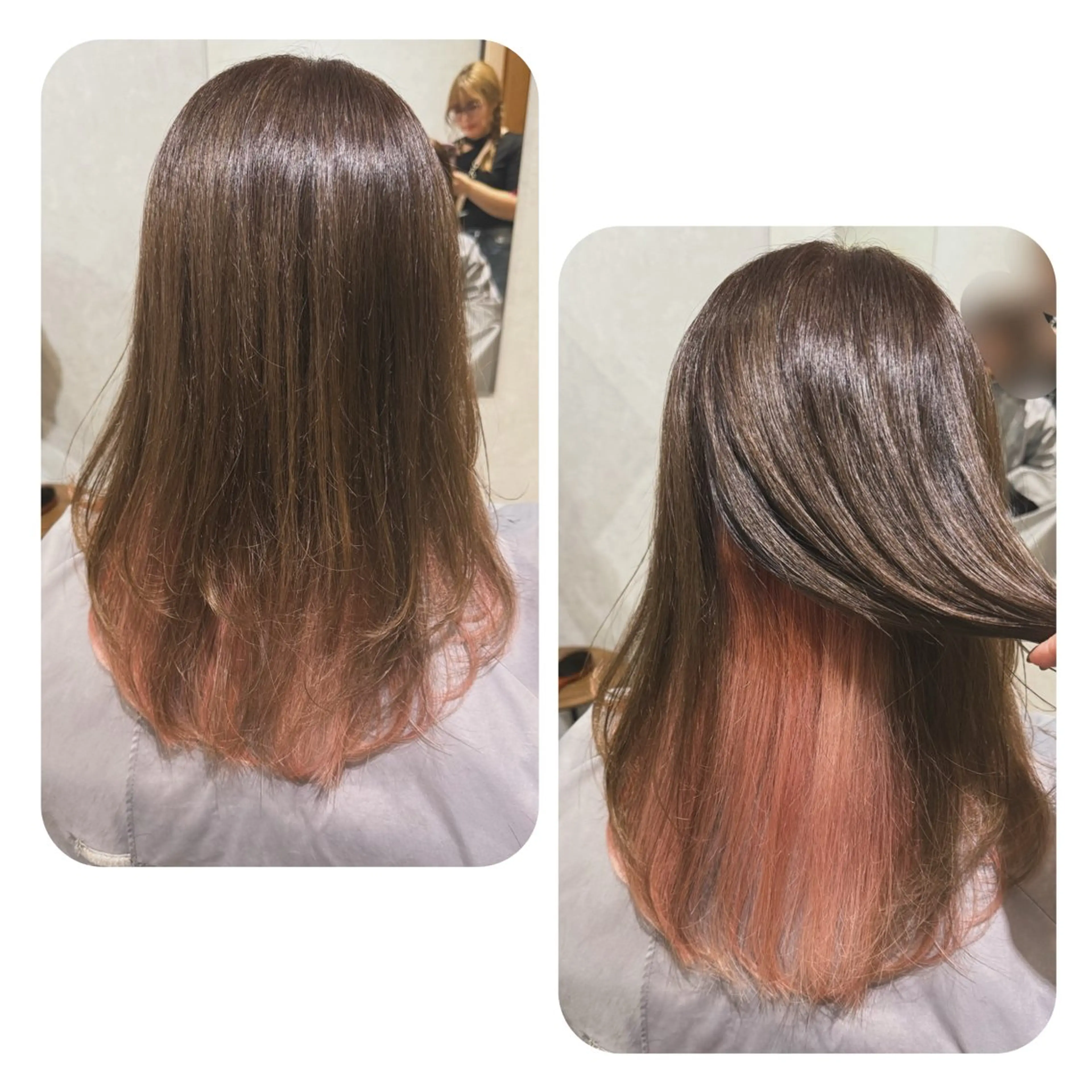 ロング カラー カット ヘアカラー Bish Yanaのヘアスタイル