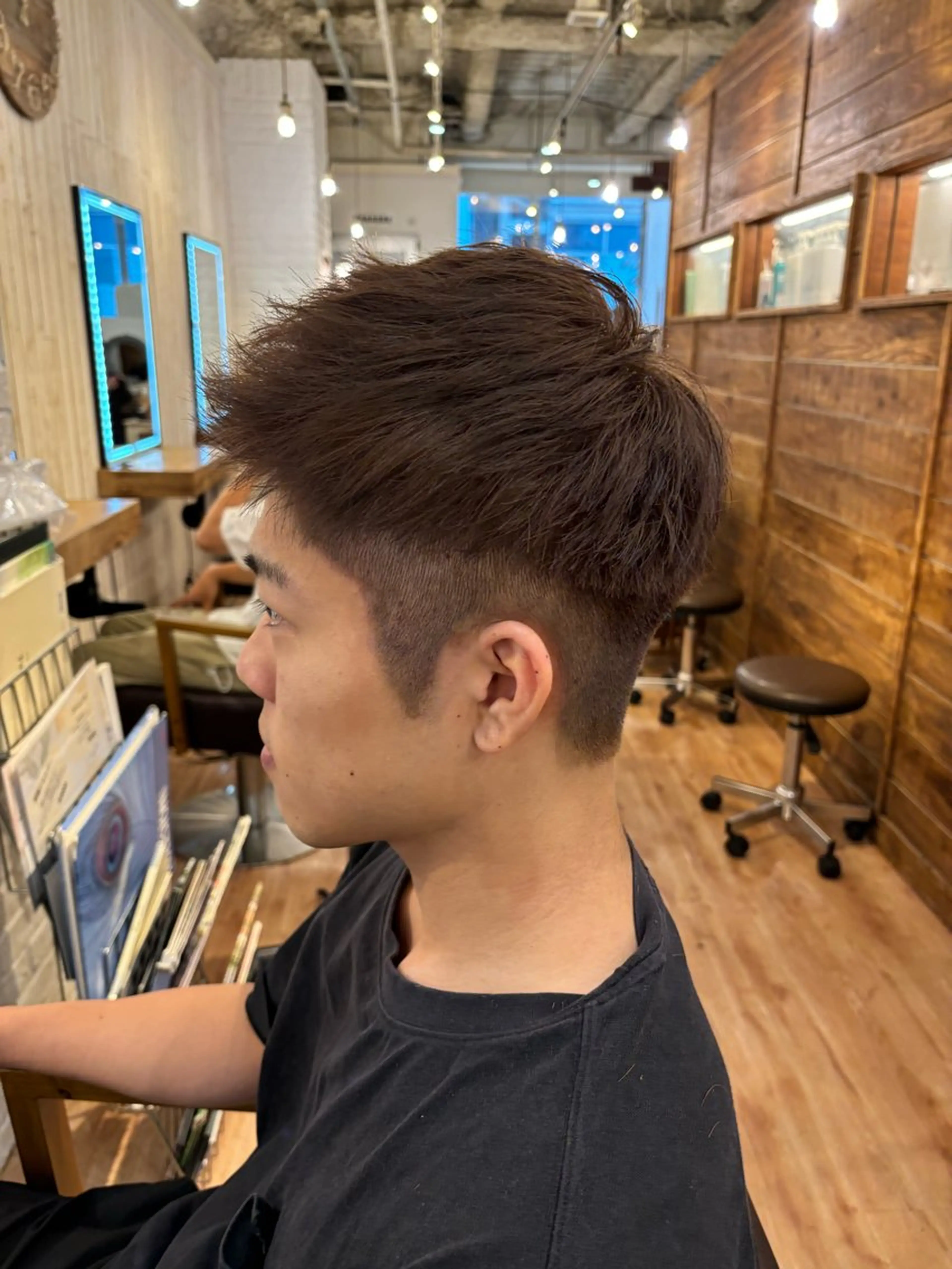 ショート カラー メンズ カット ヘアカラー kei/透明感カラー /ベージュ/髪質改善のヘアスタイル