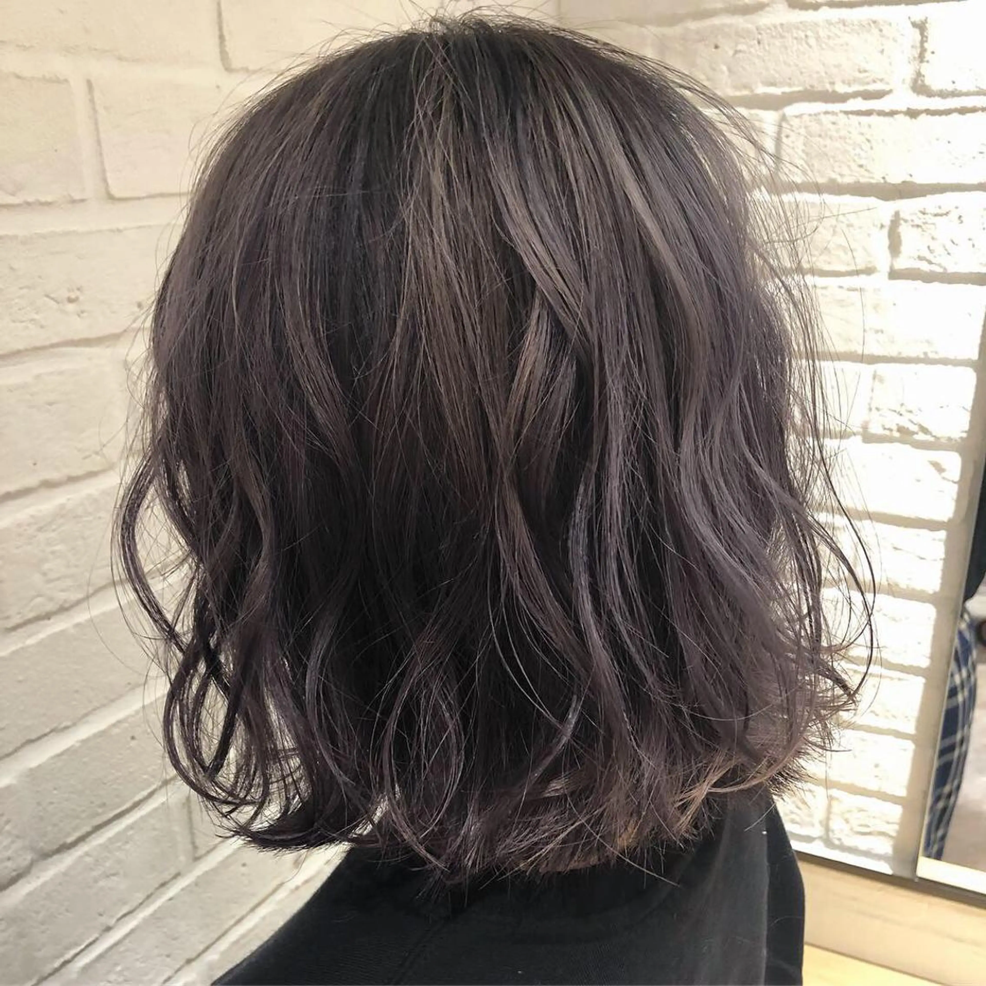 ショート アッシュ カット ヘアカラー フジサキ ケンのヘアスタイル