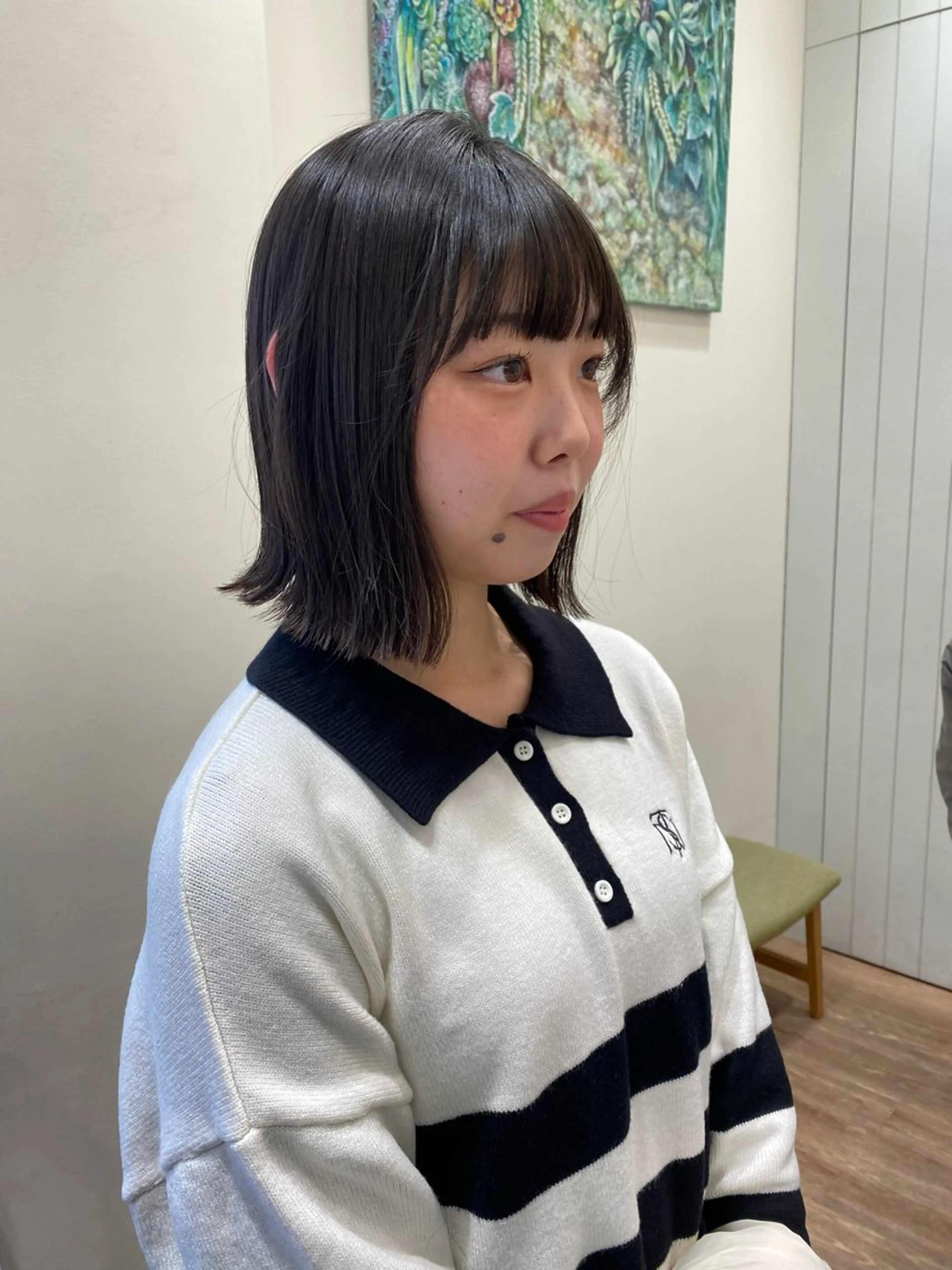 ショート ボブ 外ハネヘア カット 金山 友香🕊のヘアスタイル