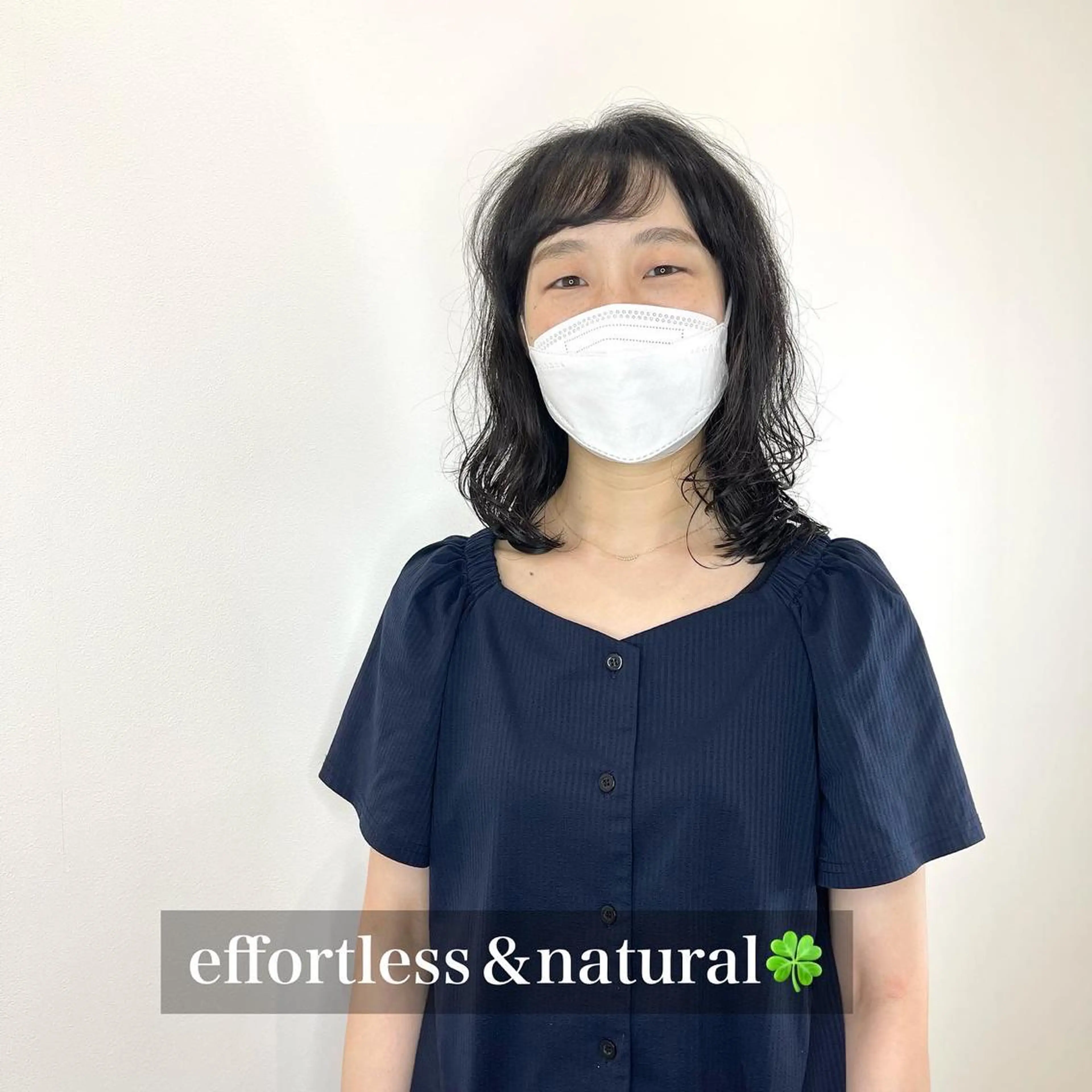 ミディアム パーマ カット パーマ EMANONシェアサロン吉祥寺東急裏店所属・黒崎 勝巳のヘアスタイル