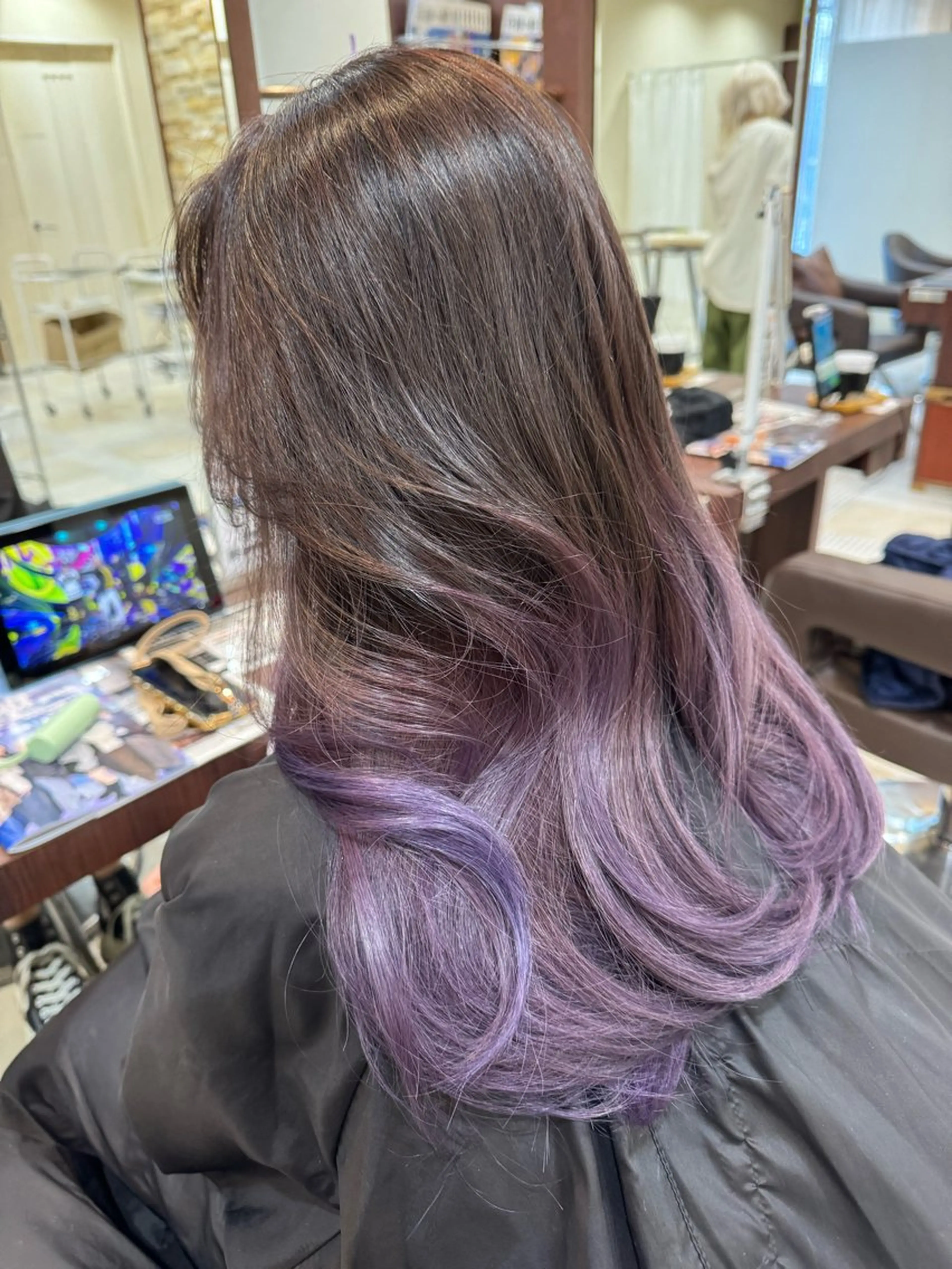 ロング カラー 美容室FaB 千葉店所属・akane 🌼韓国スタイル🌼のヘアスタイル