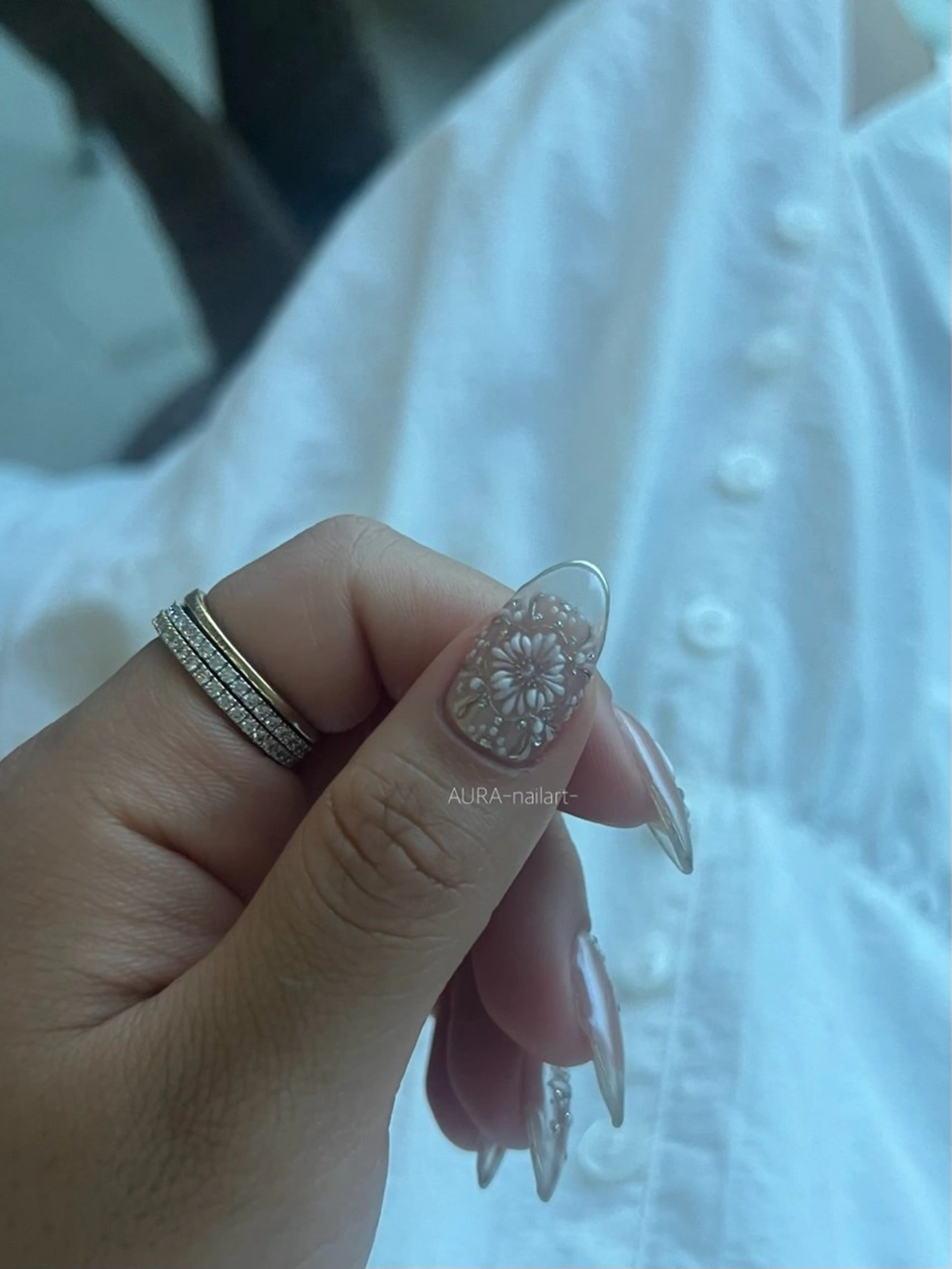 ネイル ハンドネイル AURA nailartのネイルデザイン