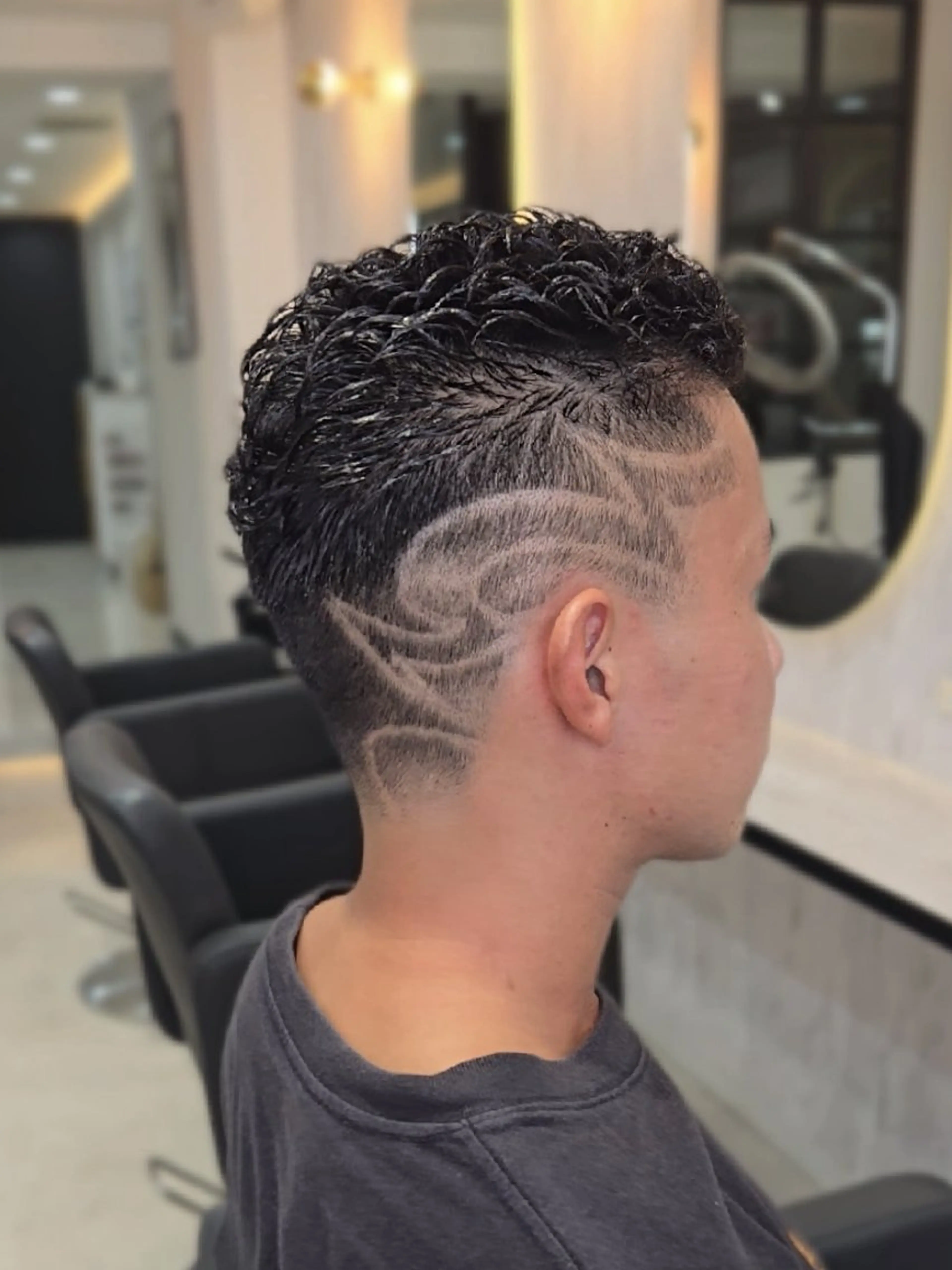 メンズ ショート カット Lapis 名古屋駅前店所属・LEN名古屋/パーマ 海外ヘア/メンズ特化のヘアスタイル