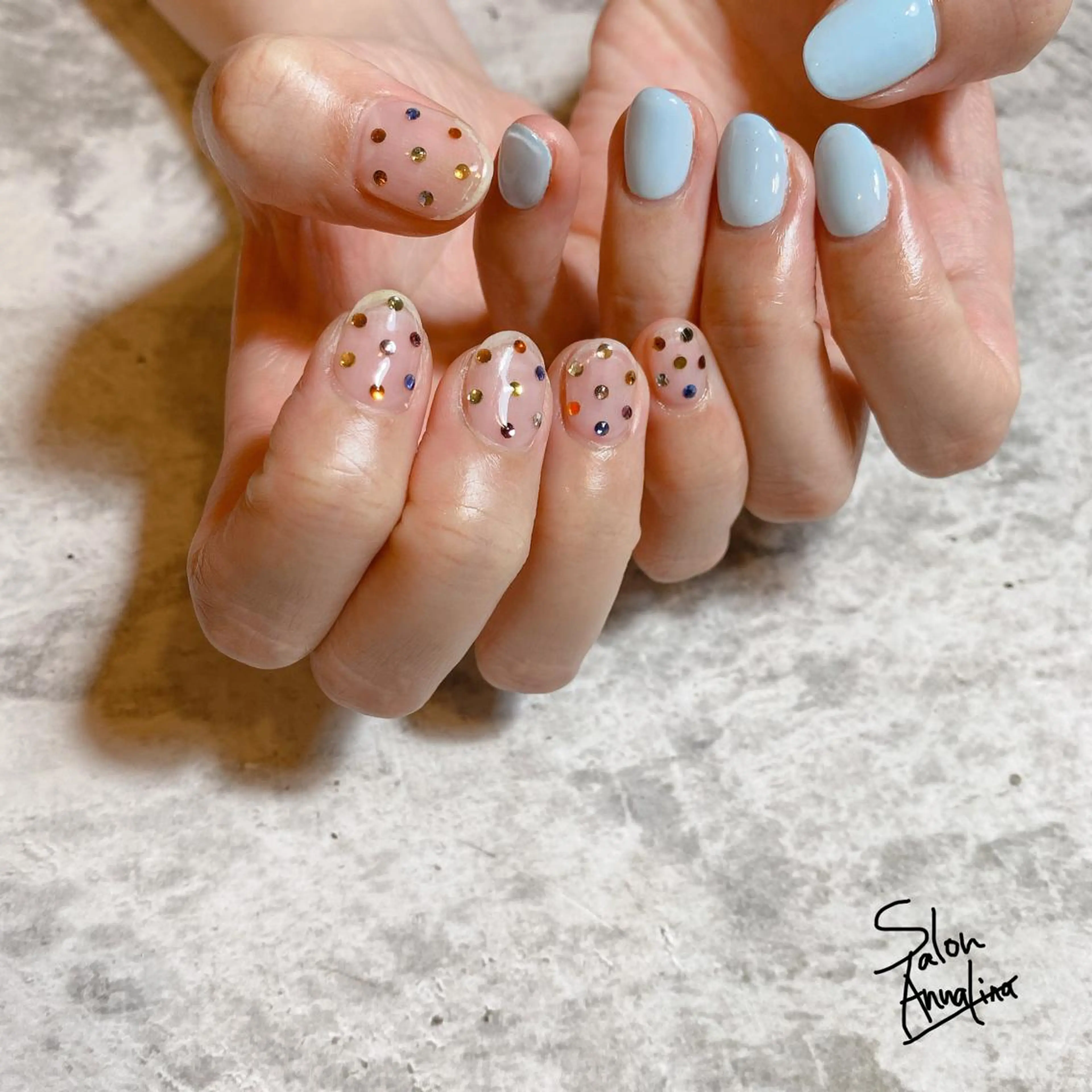 ネイル キラキラネイル アトリエ UNICOのネイルデザイン