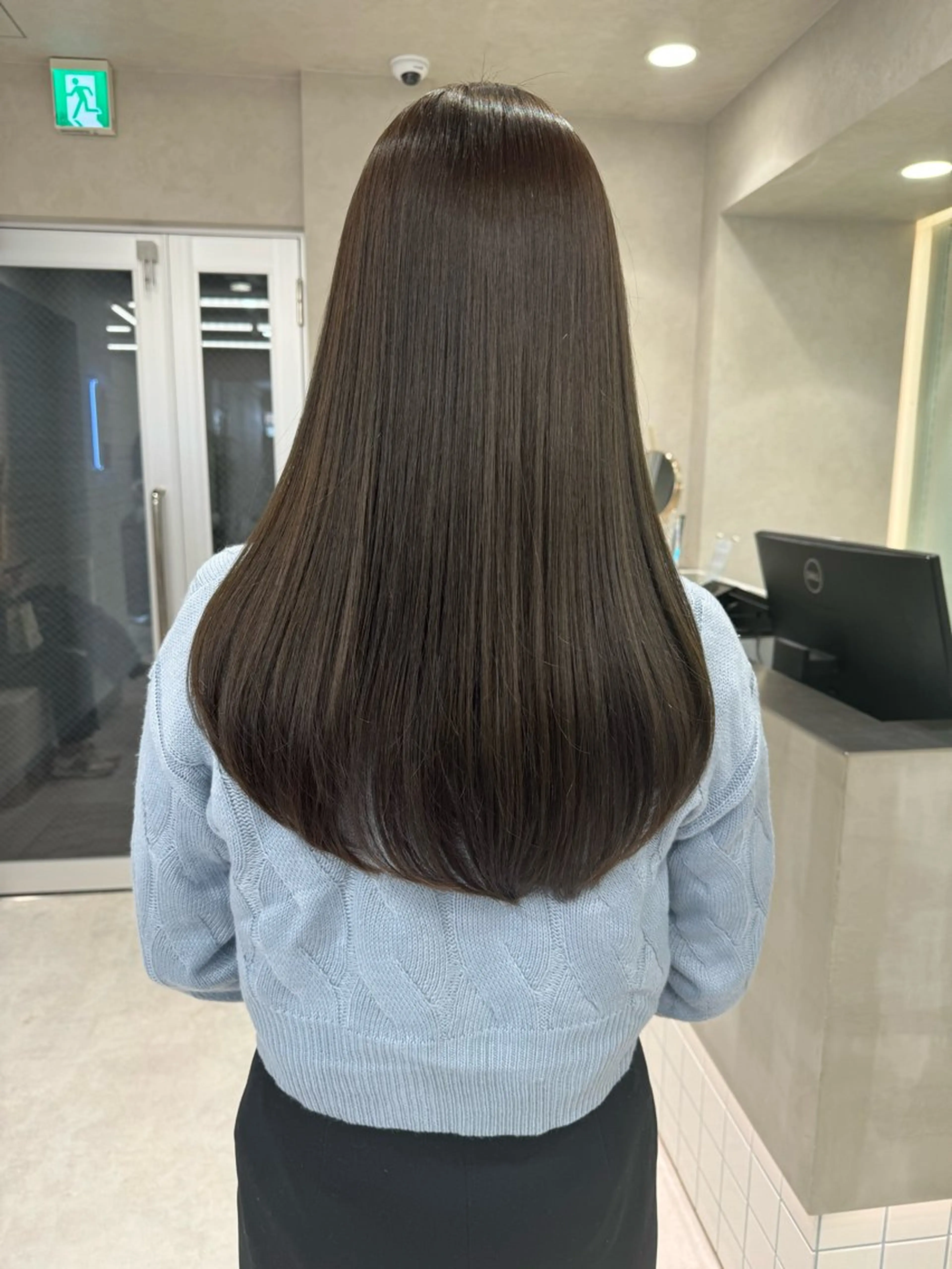 セミロング カット ヘアカラー トリートメント 顔周り🇰🇷ロンド レイヤー✨カジワラのヘアスタイル