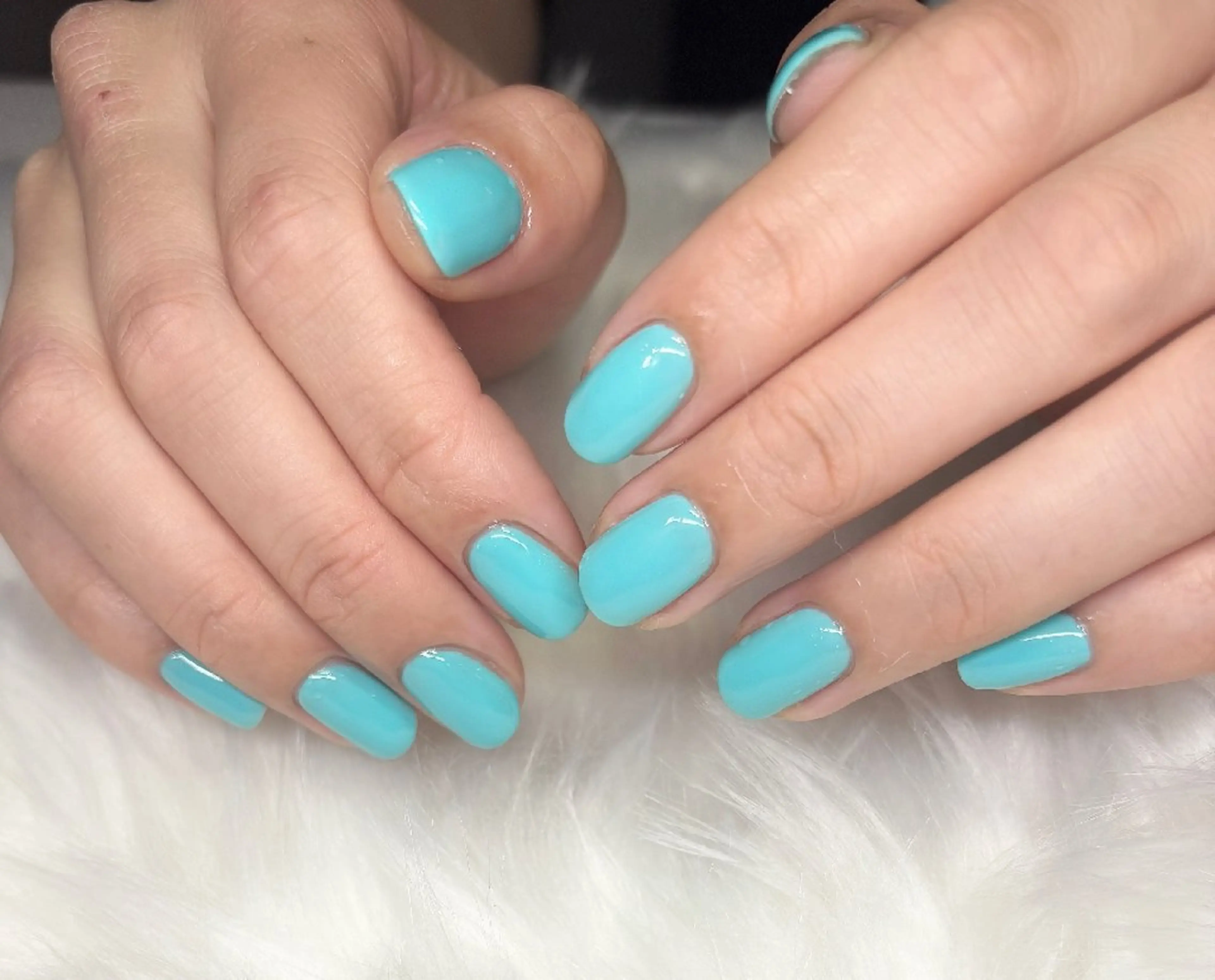 ネイル ワンカラーネイル ハンドネイル 栄祝 百花のネイルデザイン