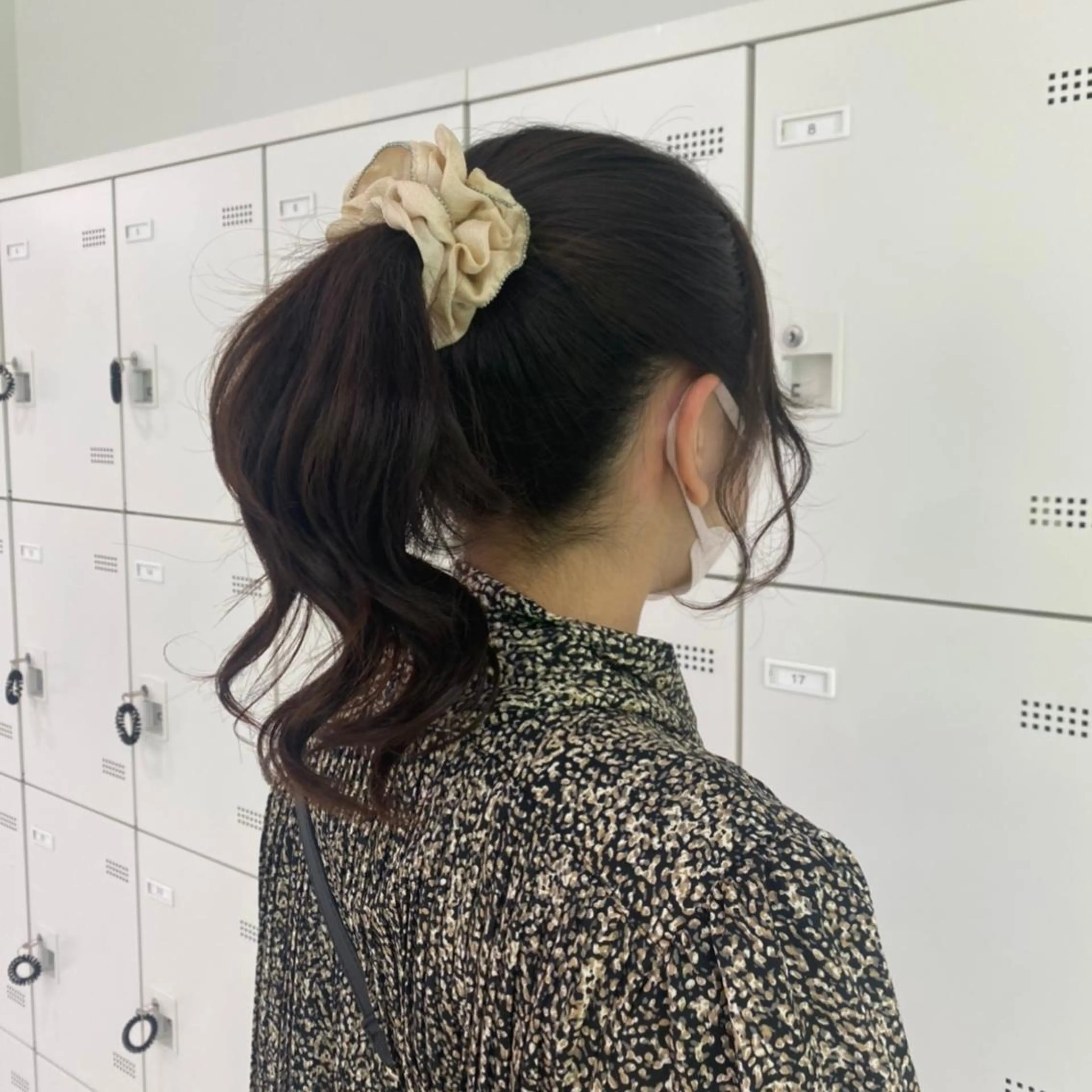 カラー ヘアアレンジ 🌼リナ🌼赤み消し オリーブ/ブラウンのヘアスタイル