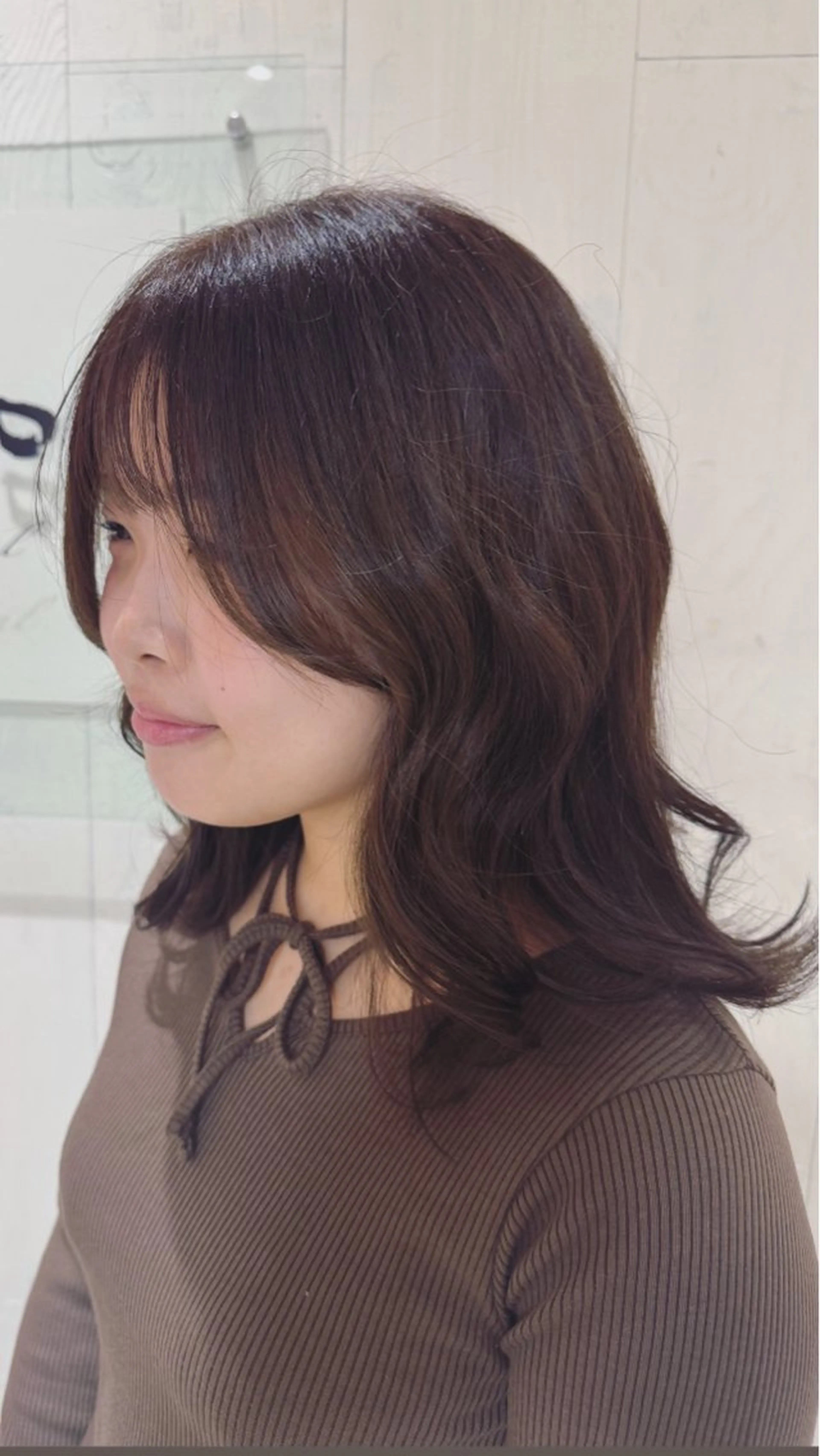 ミディアム ヘアカラー トリートメント 美優🐩/ ハイトーン/栄のヘアスタイル