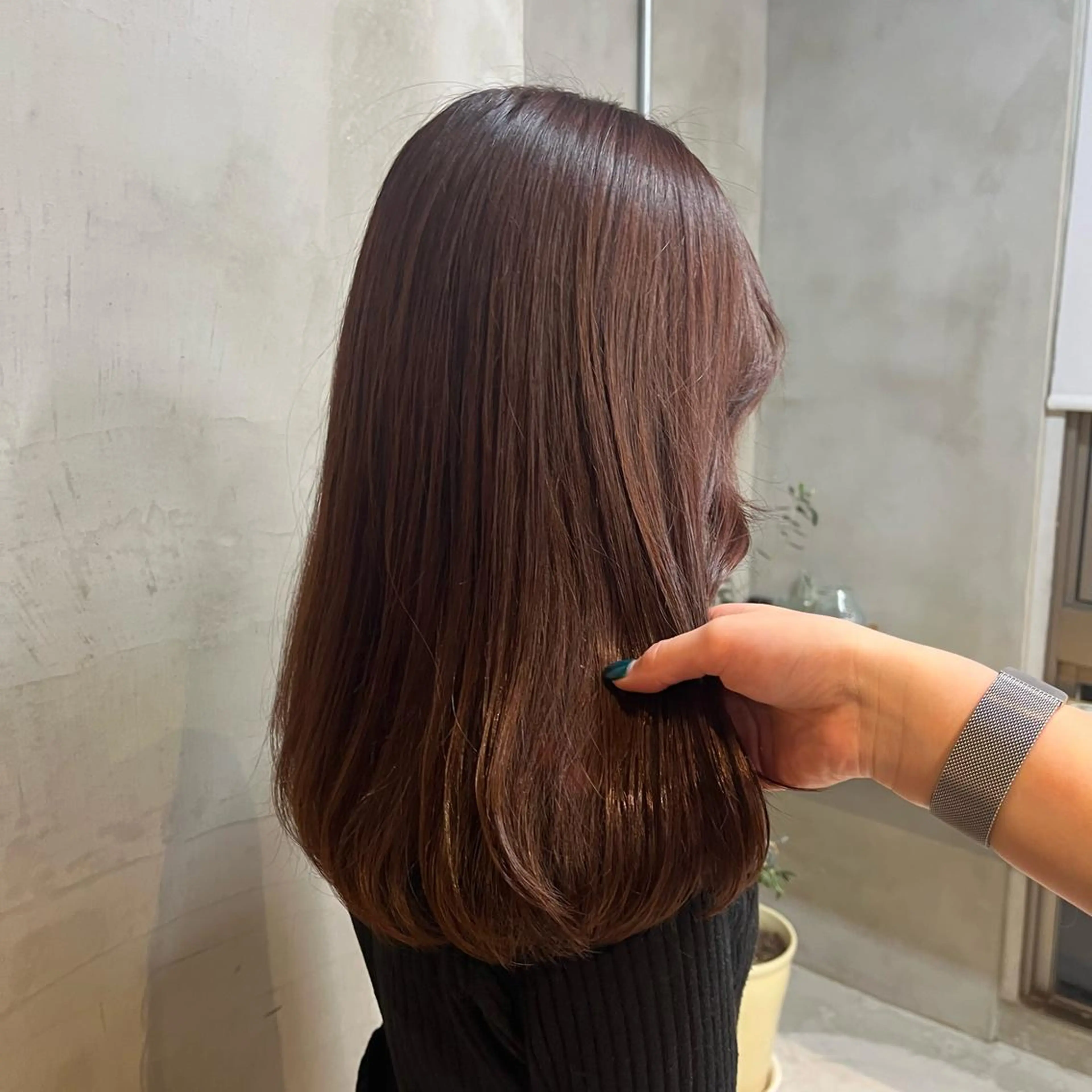 カラー ブラウンカラー ピンクカラー ヘアカラー ボブ/ミディ/ロング 特化/芳野りんかのヘアスタイル