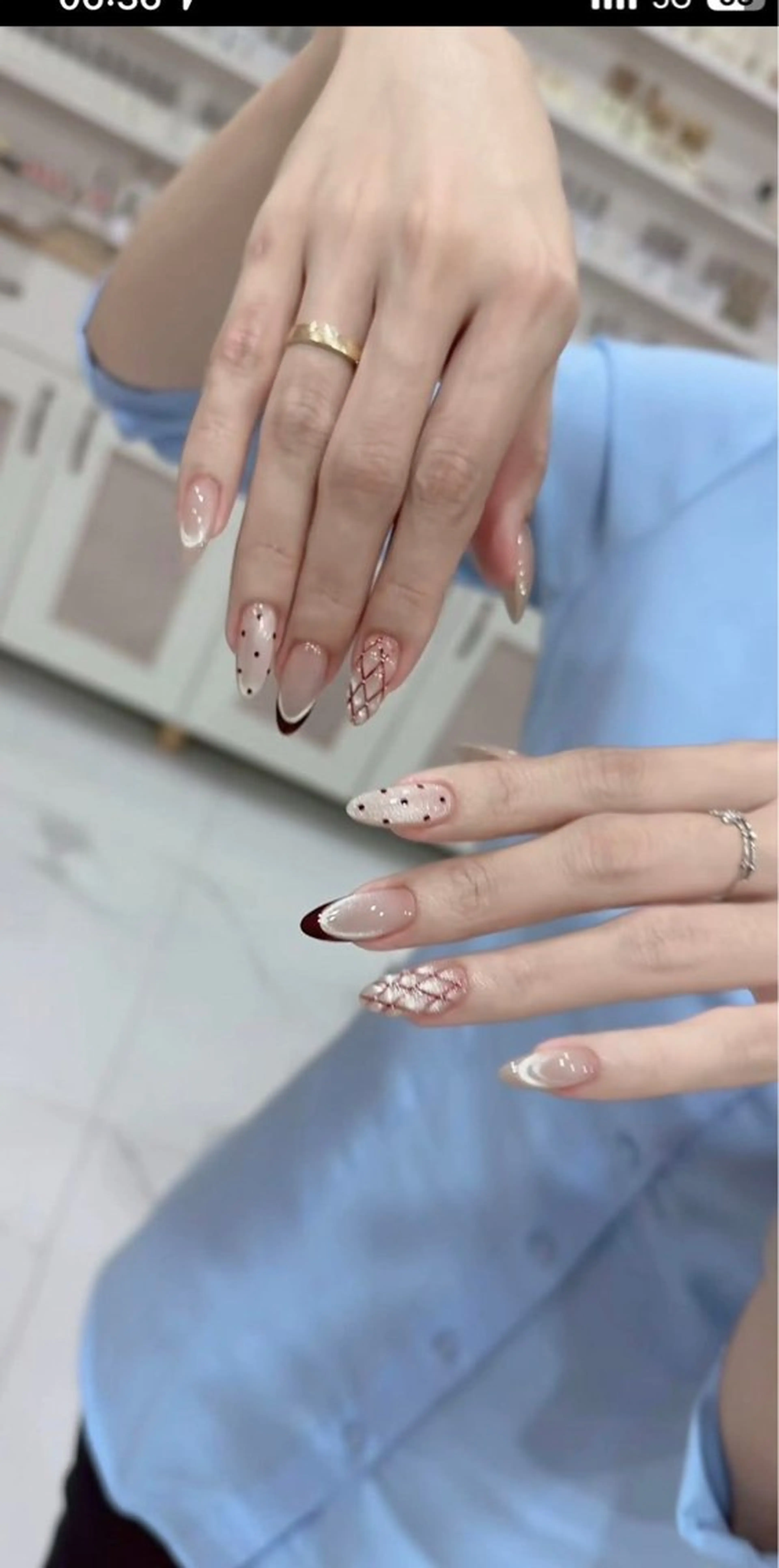 セミロング TDnailsalon所属・T&D NailSalonのネイルデザイン