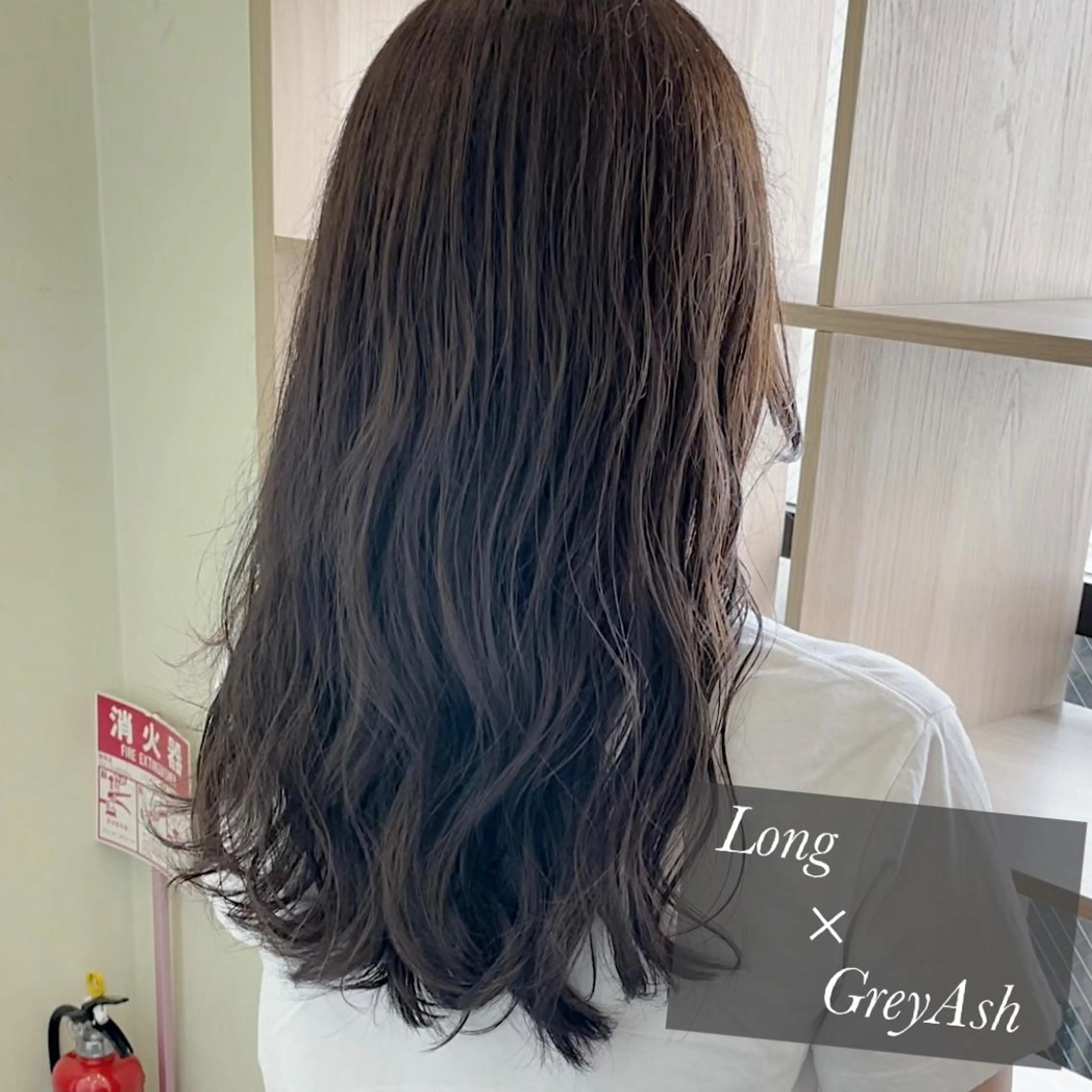 ロング カラー グレージュ 髪質改善とカラー特化 ✨Terraceのヘアスタイル