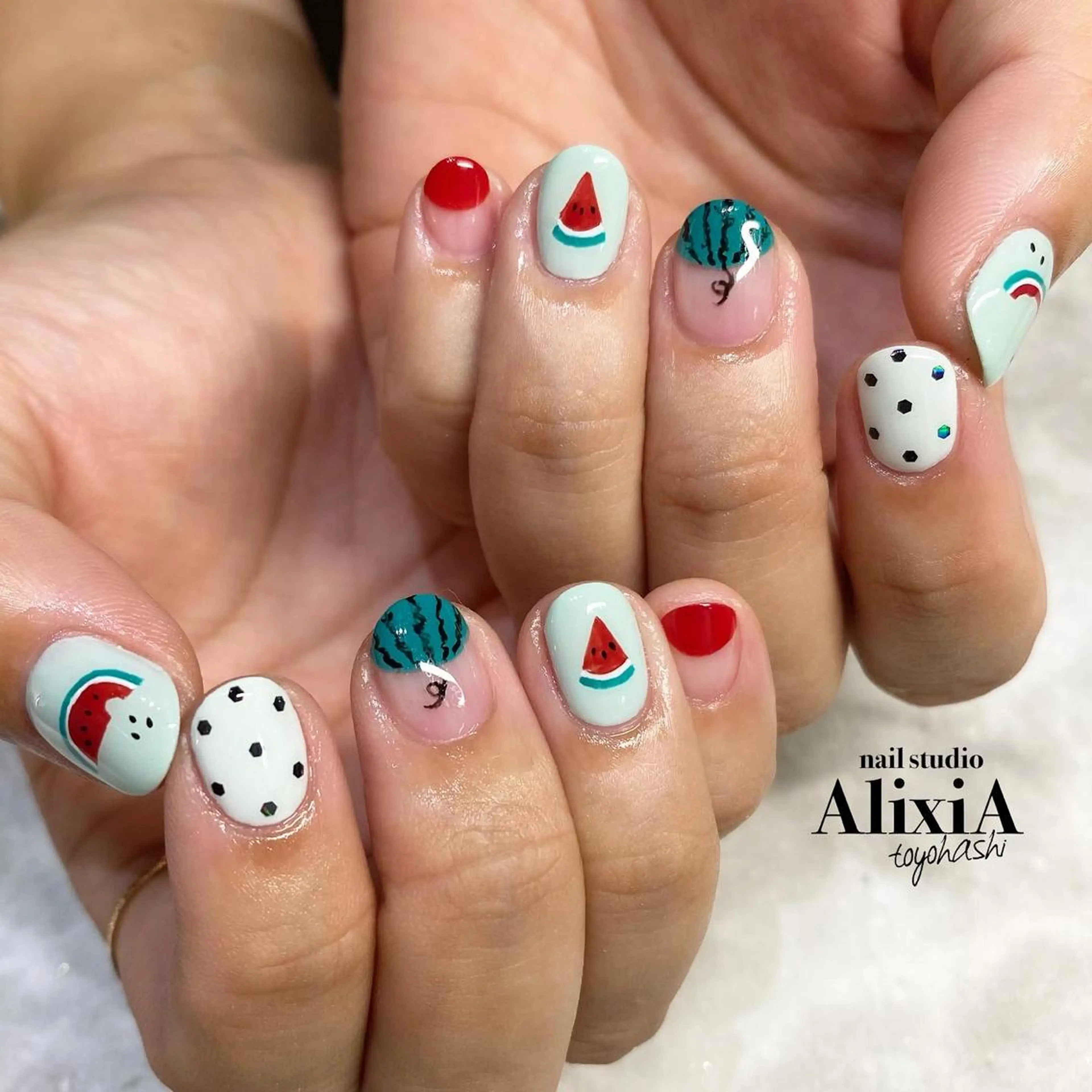 ネイル ハンドネイル AlixiA   nail studio所属・AlixiA ゆみのネイルデザイン